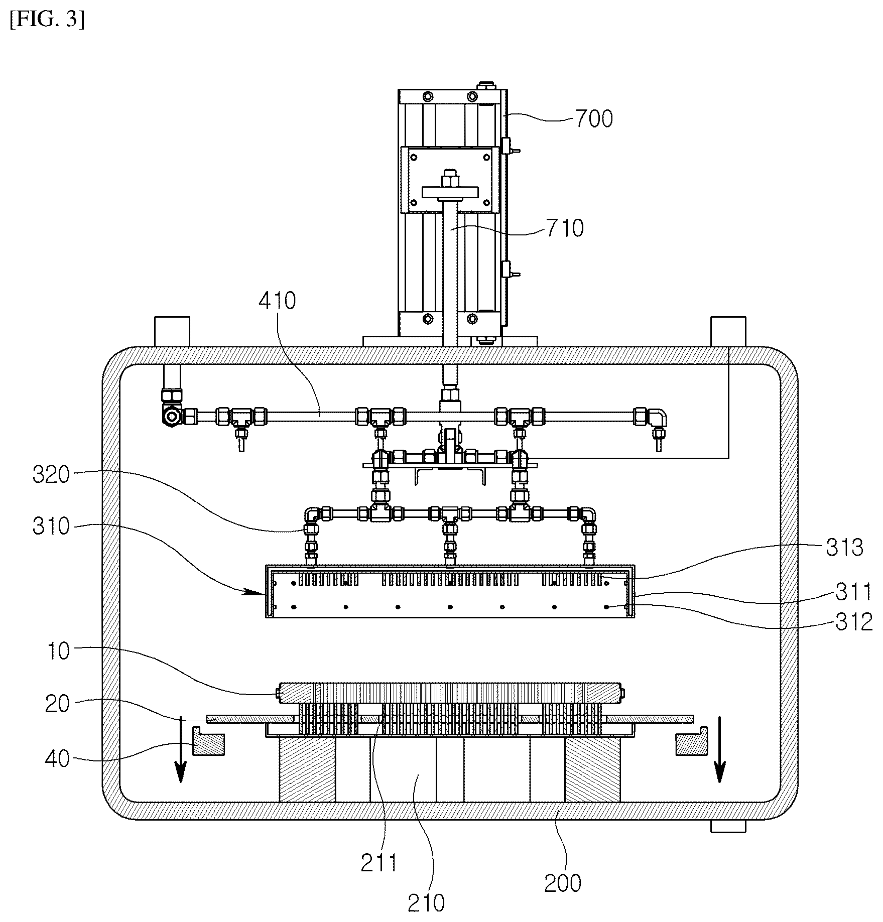 Patent US12345480 Figure 3 – Cooling device for heat treatment