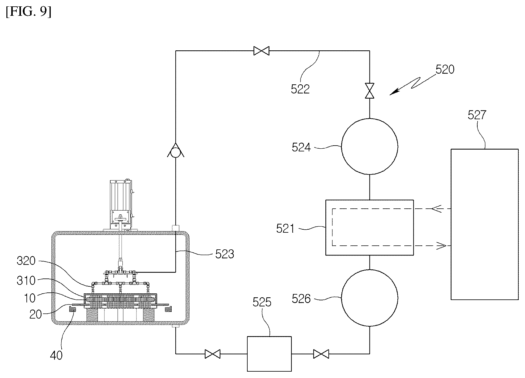 Patent US12345480 Figure 9 – Cooling device for heat treatment