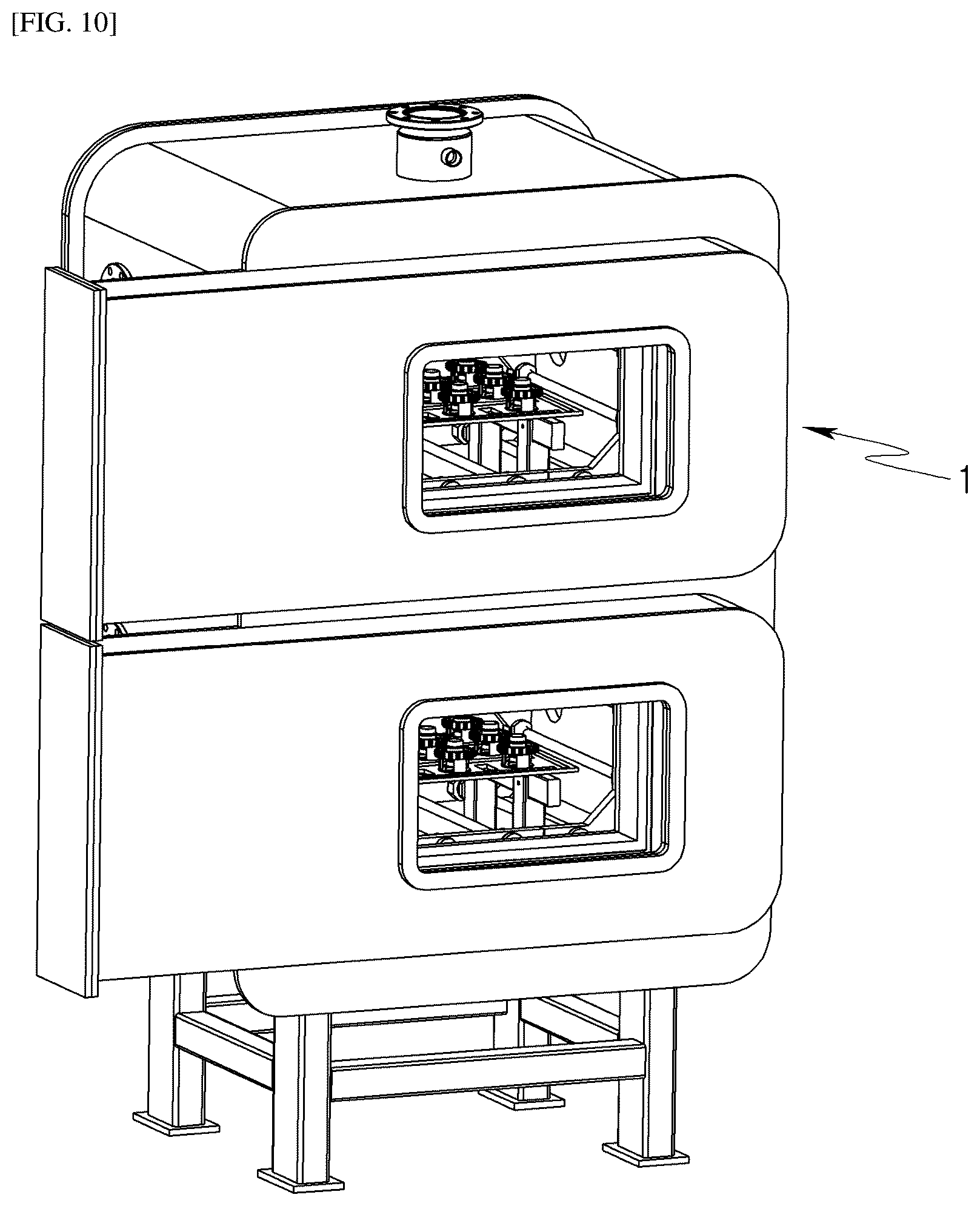 Patent US12345480 Figure 10 – Cooling device for heat treatment