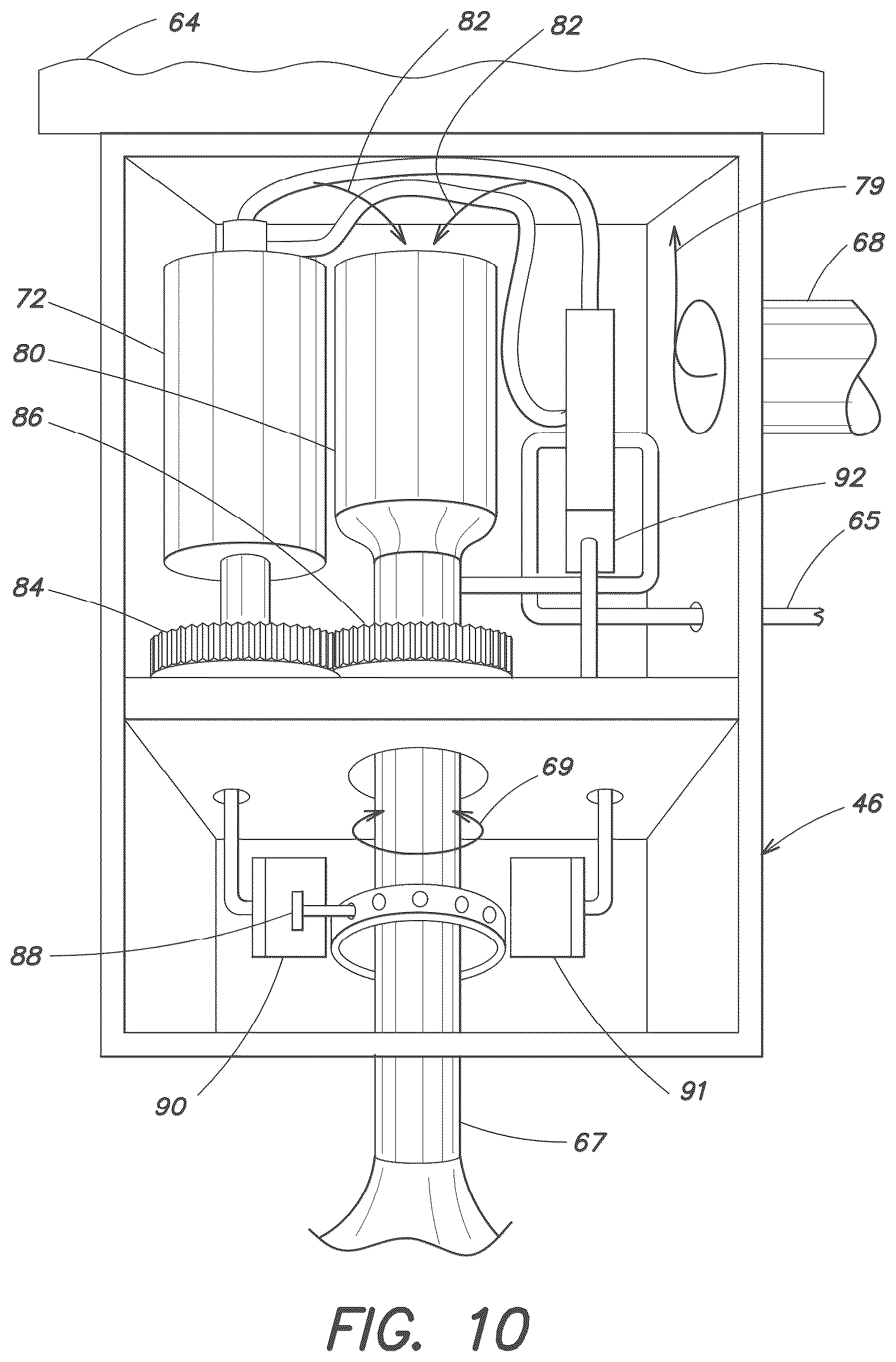 Patent US12345484 Figure 6 – Cleaning system and method