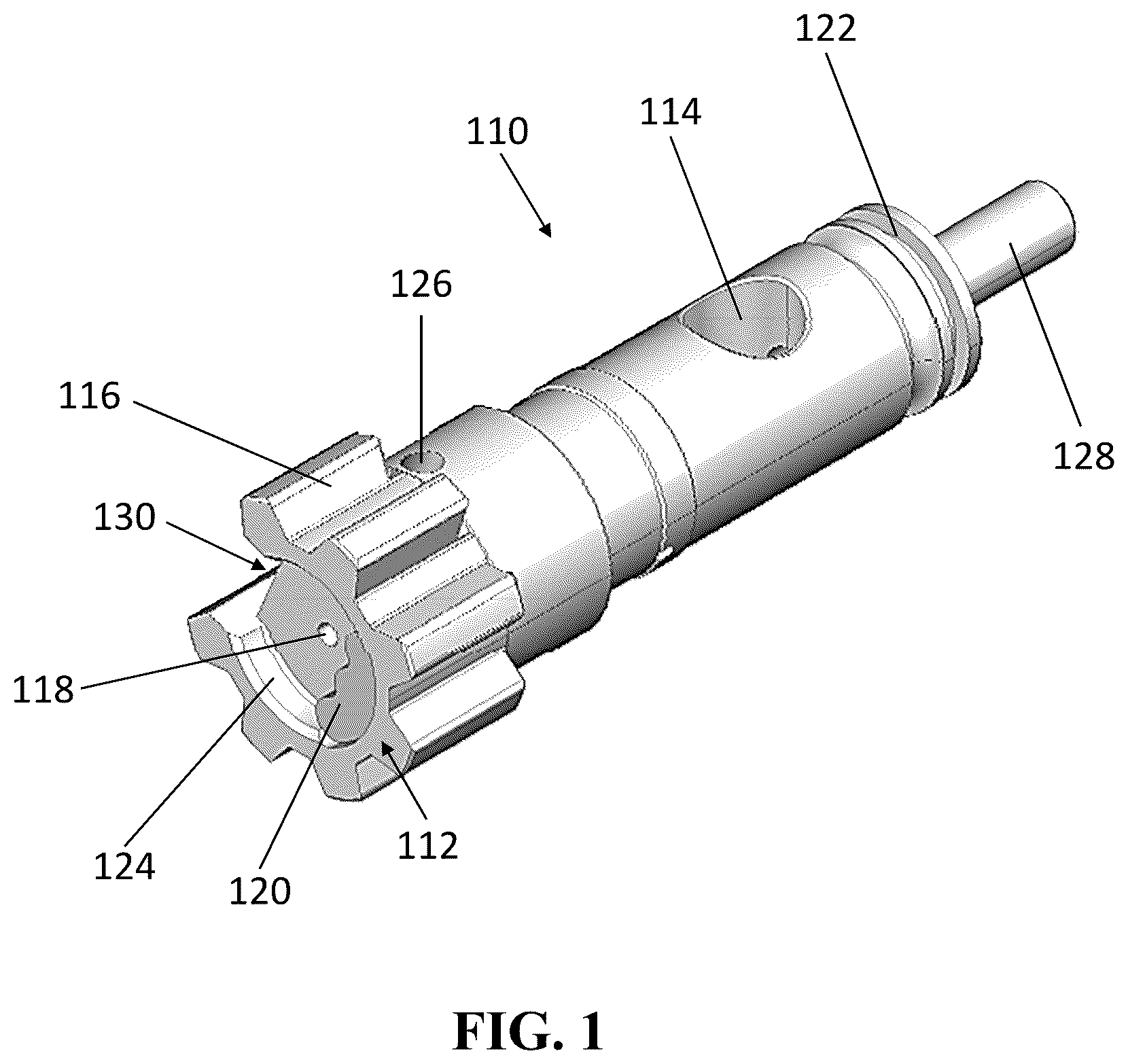 Patent US12345486 Figure 1 – Firearm cartridge ejector