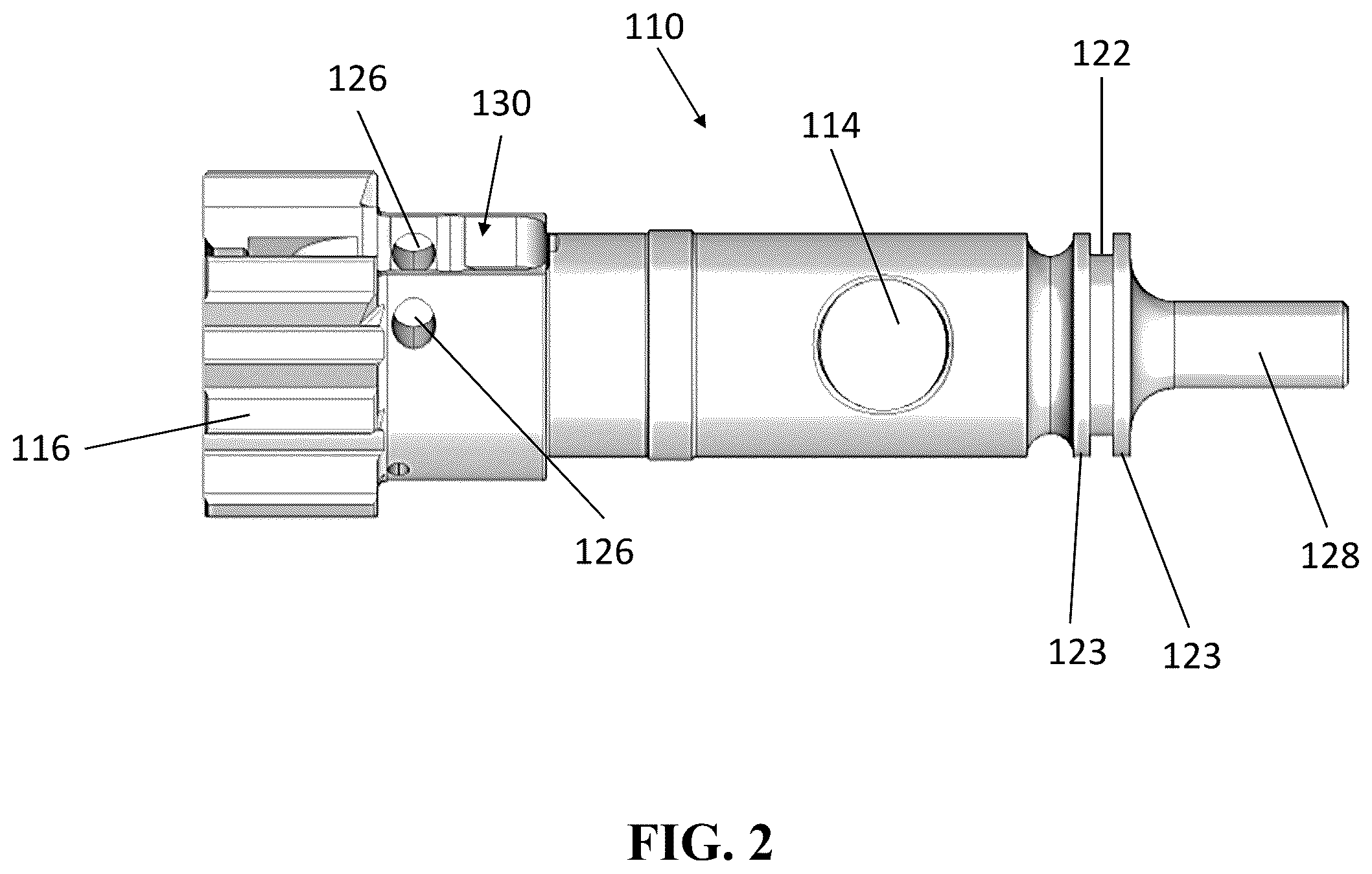 Patent US12345486 Figure 2 – Firearm cartridge ejector
