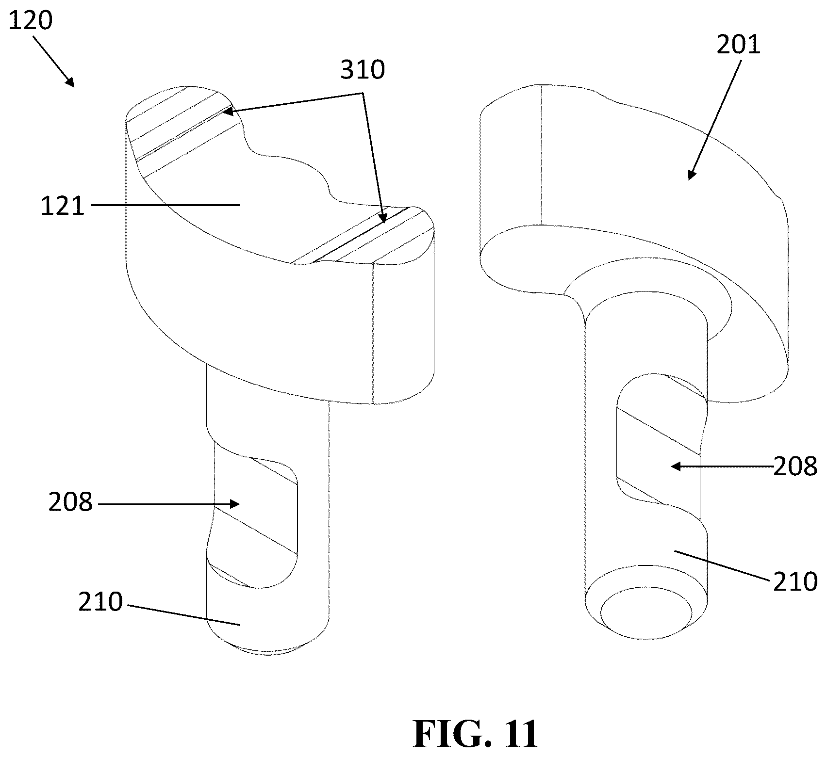 Patent US12345486 Figure 11 – Firearm cartridge ejector