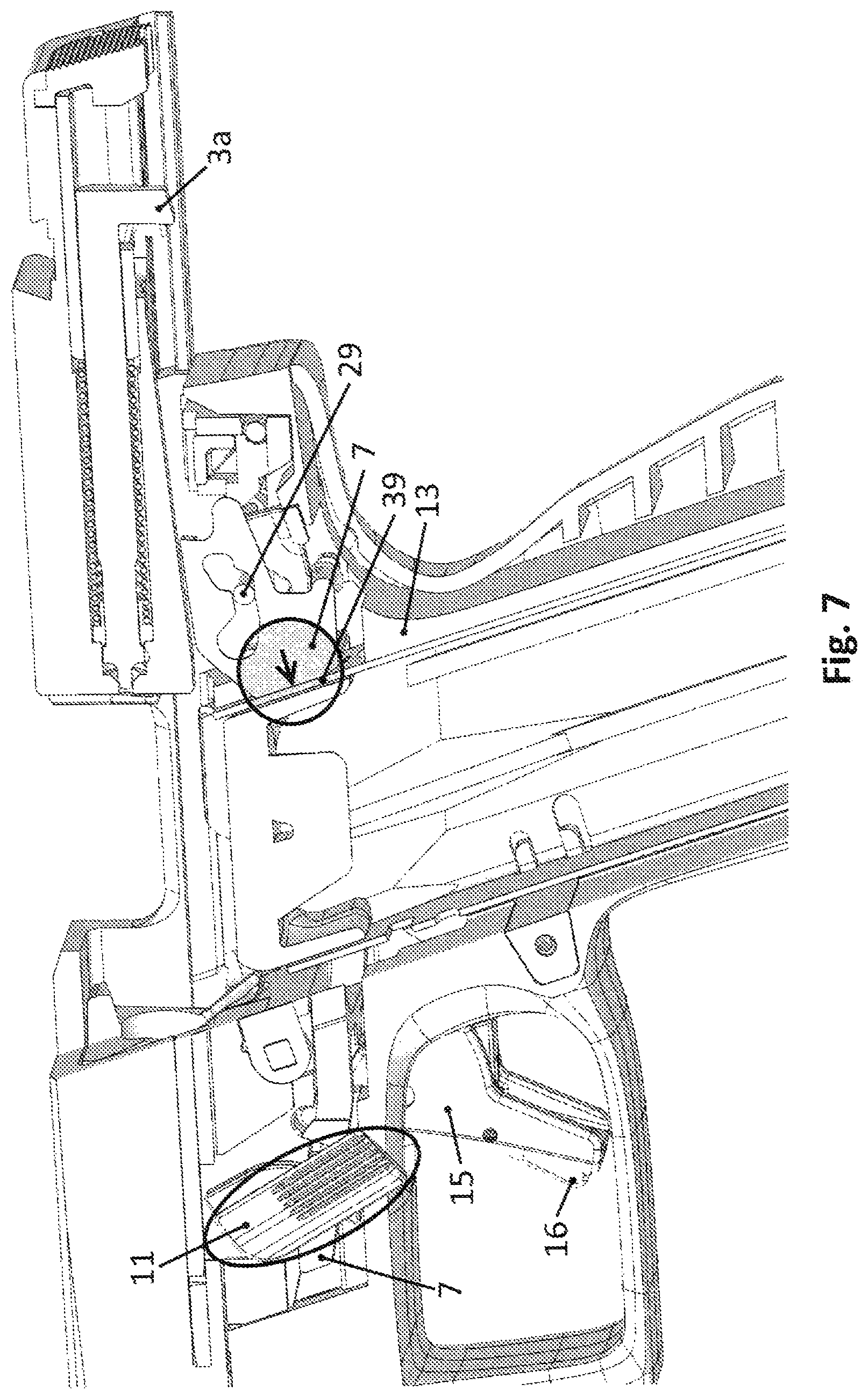 Patent US12345488 Figure 5 – Self-loading pistol with a pre-cocked firing pin with an assembly for safe disassembling