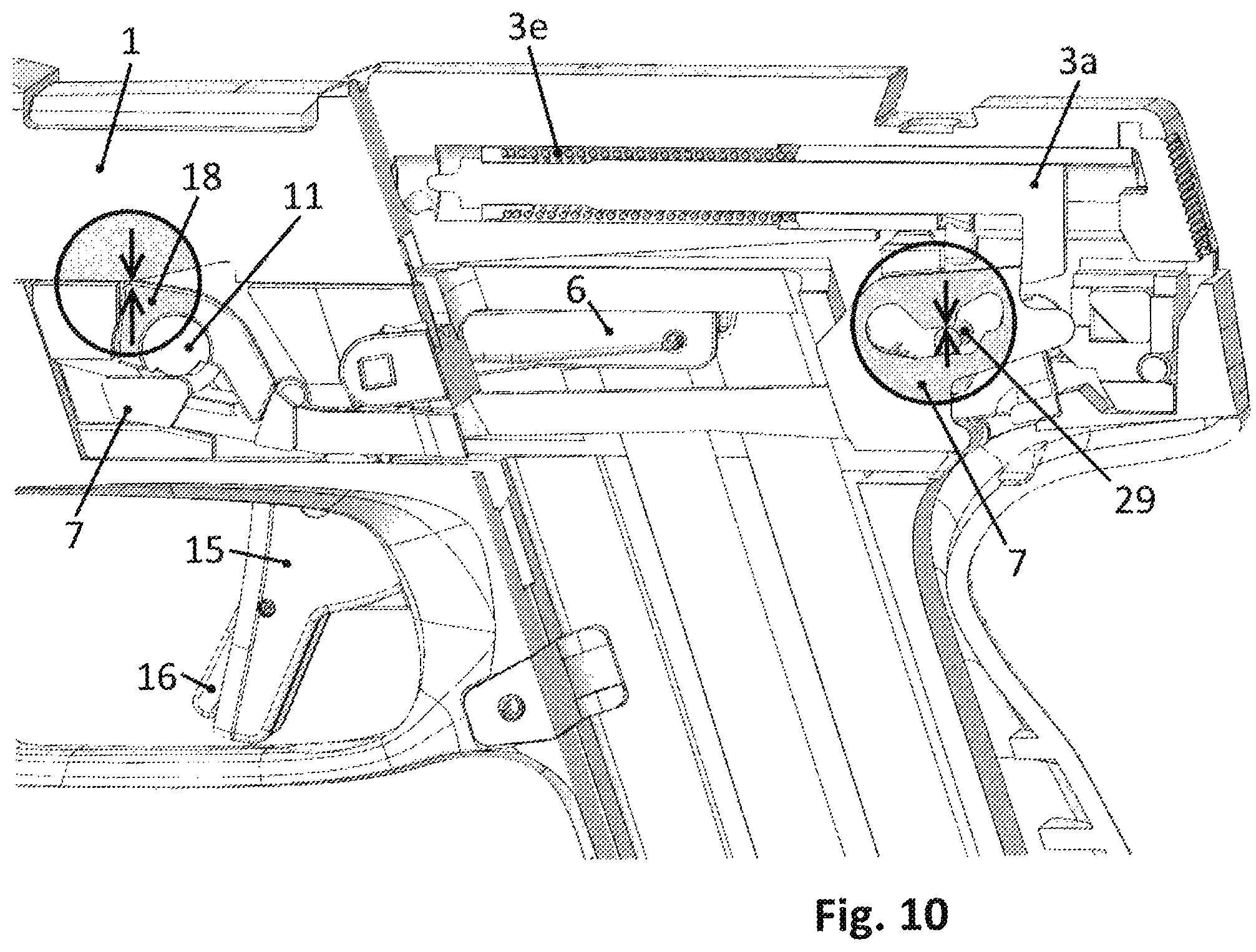 Patent US12345488 Figure 8 – Self-loading pistol with a pre-cocked firing pin with an assembly for safe disassembling