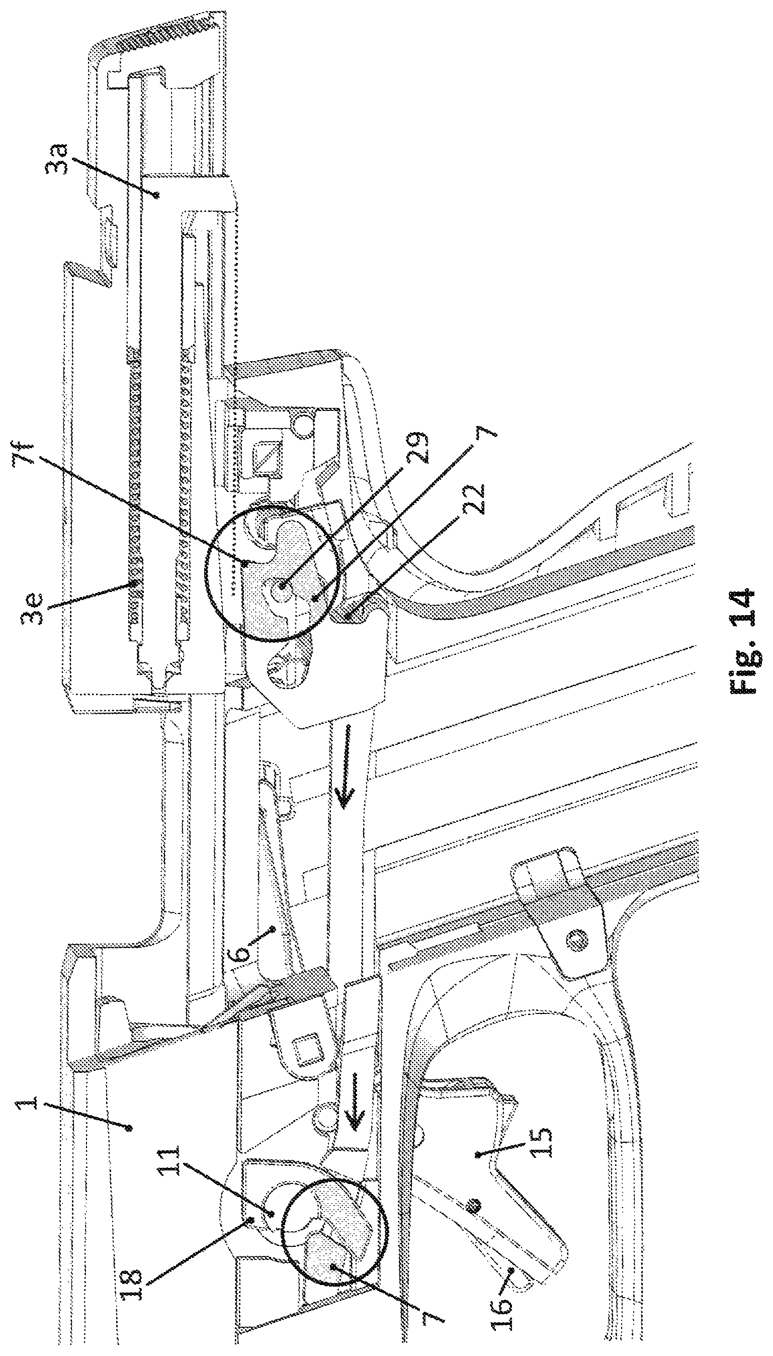 Patent US12345488 Figure 12 – Self-loading pistol with a pre-cocked firing pin with an assembly for safe disassembling