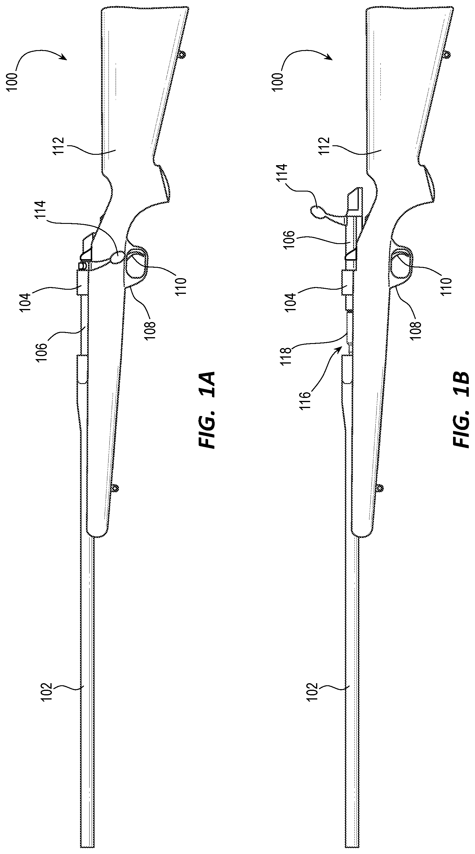 Patent US12345489 Figure 1 – Trigger mechanism for a firearm