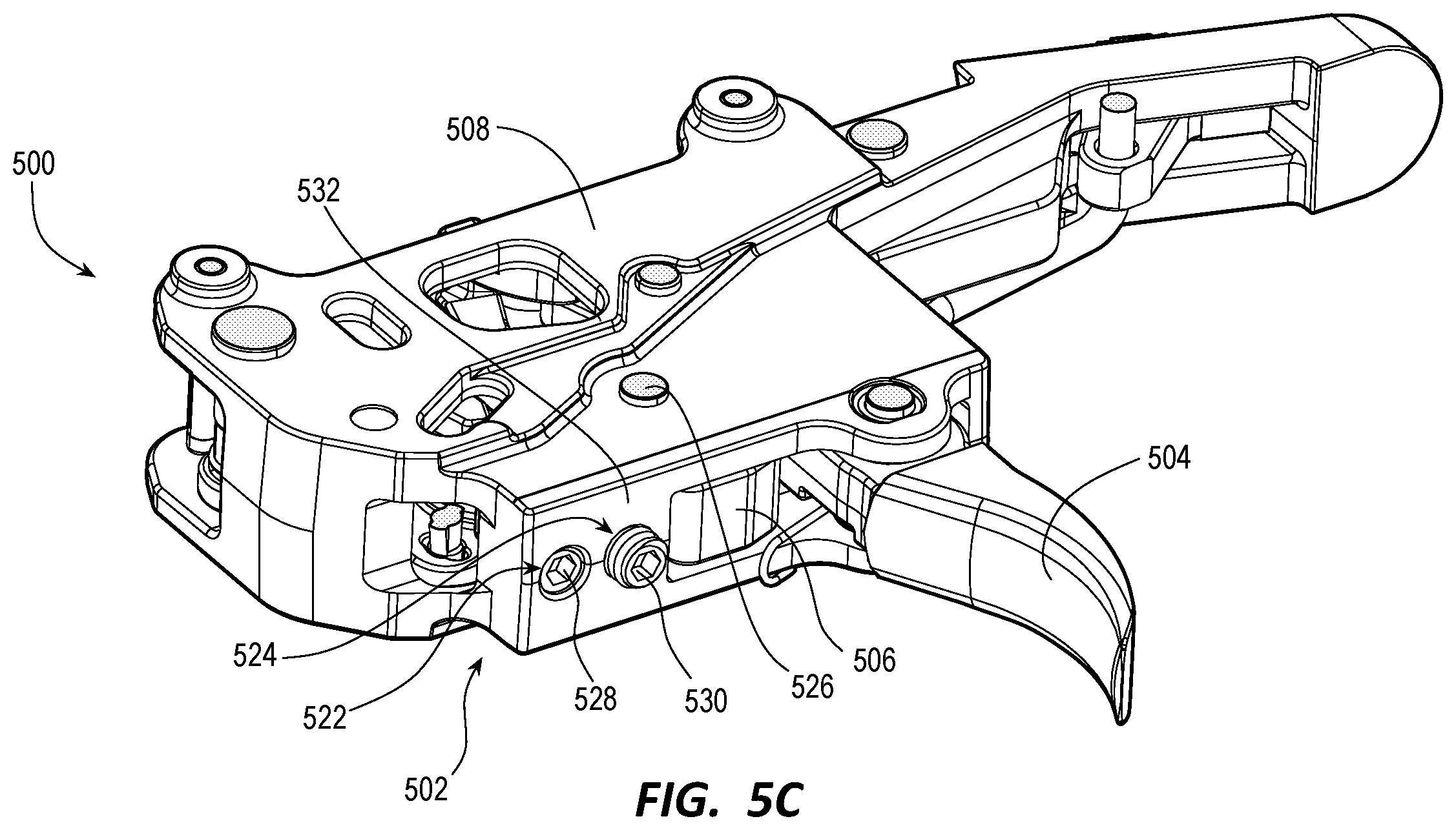 Patent US12345489 Figure 9 – Trigger mechanism for a firearm