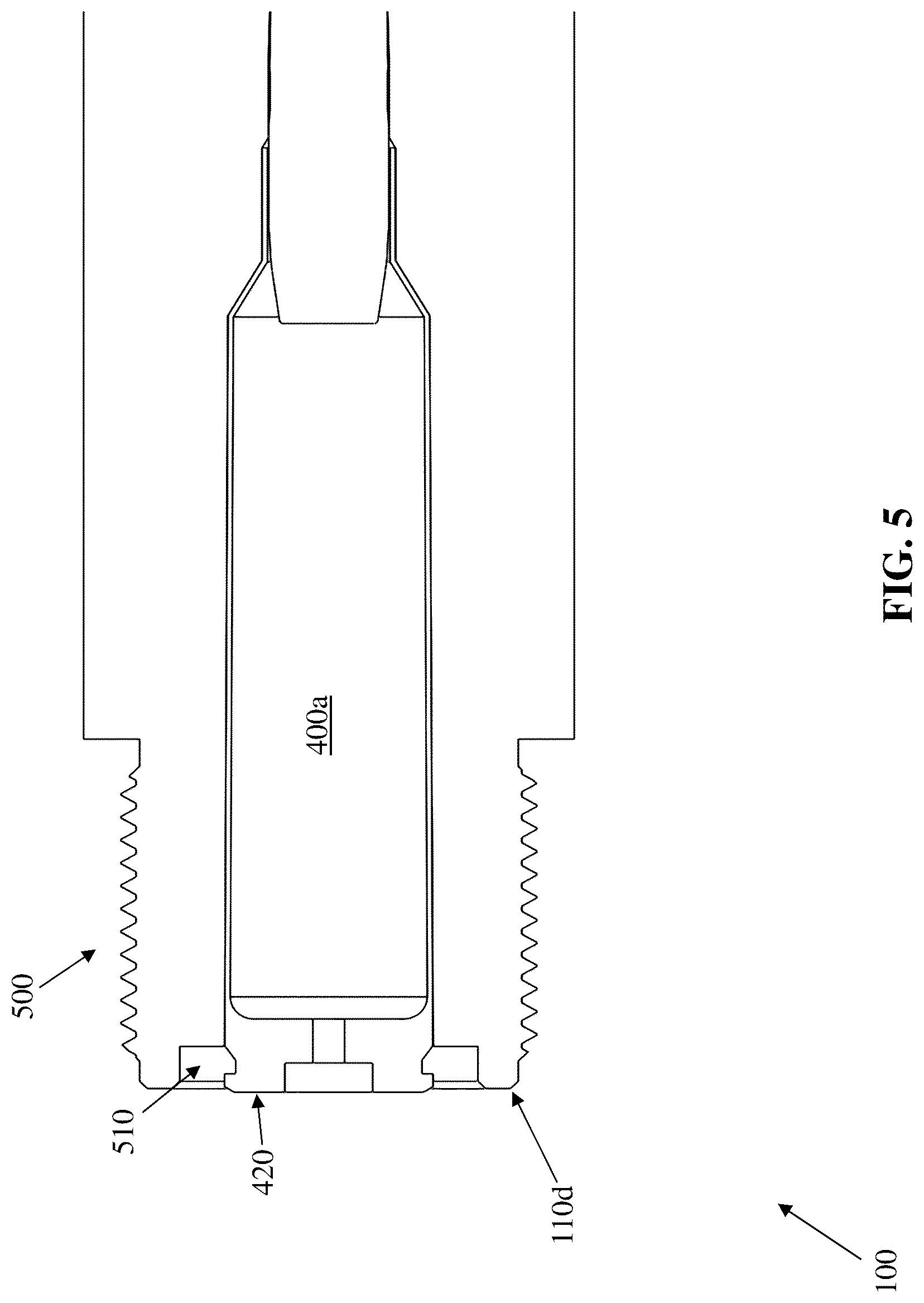 Patent US12345490 Figure 5 – Extended life composite matrix-wrapped lightweight firearm barrel
