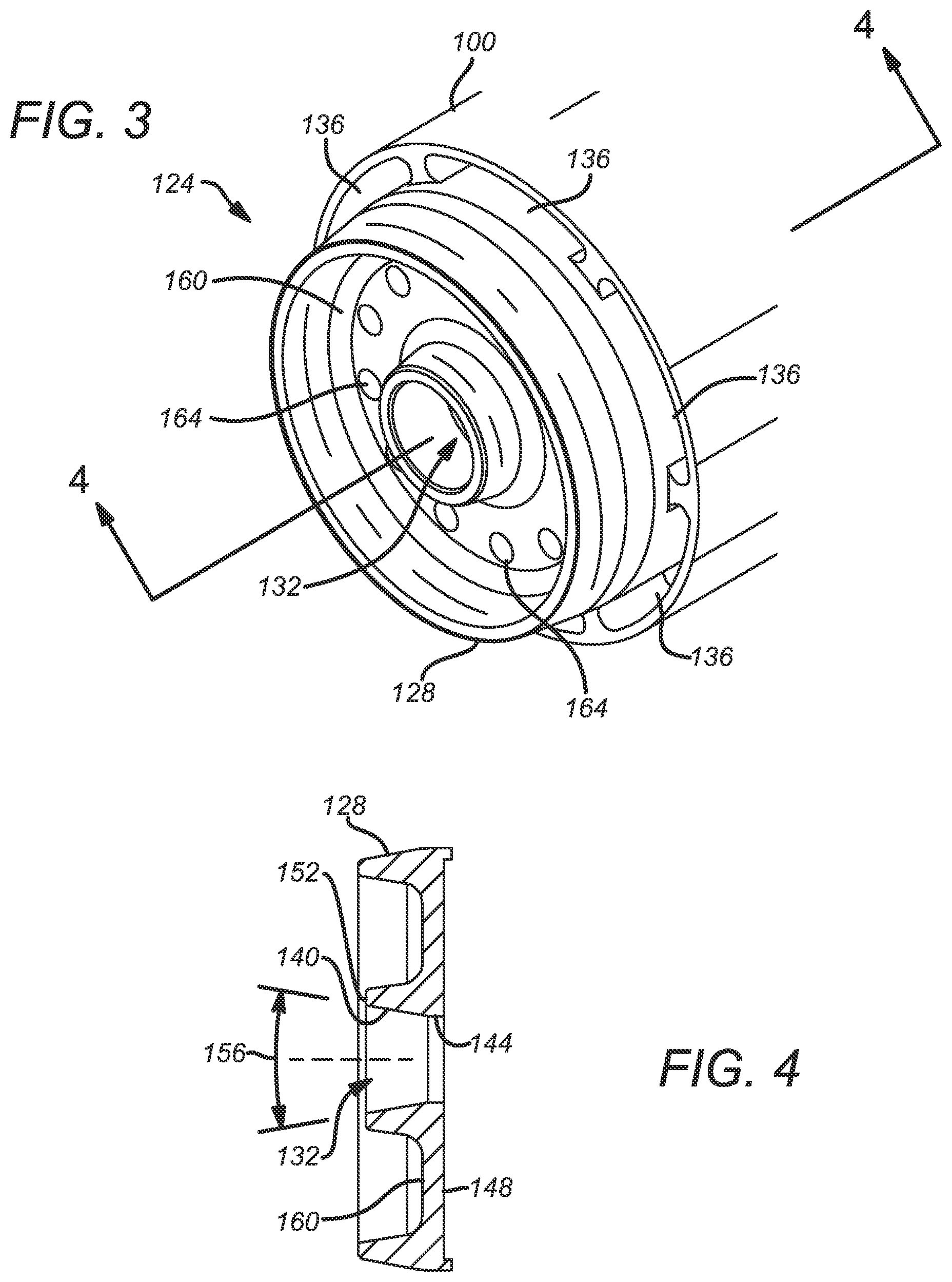Patent US12345491 Figure 3 – Diverging central bore for firearm sound suppressor