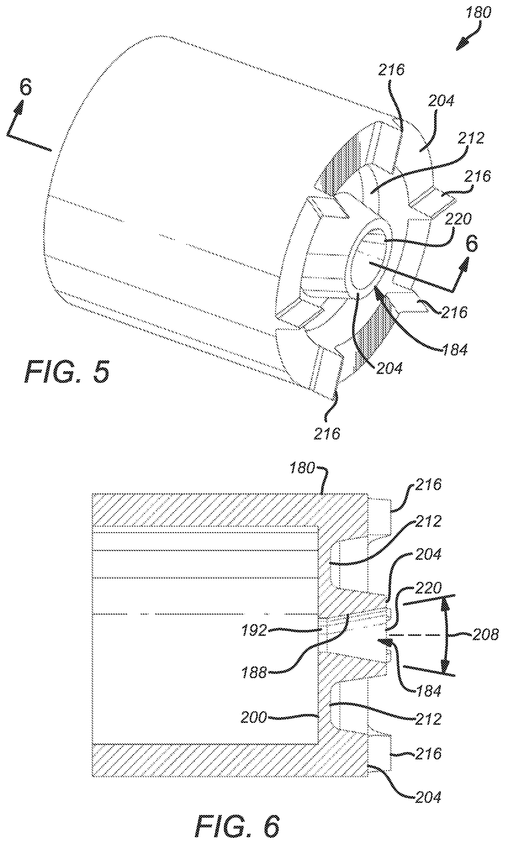 Patent US12345491 Figure 4 – Diverging central bore for firearm sound suppressor