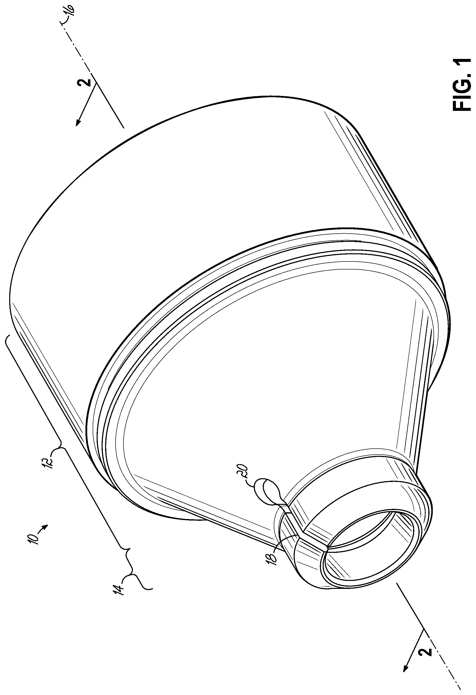 Patent US12345492 Figure 1 – Hybrid heterogeneous material baffle for firearm noise suppressor