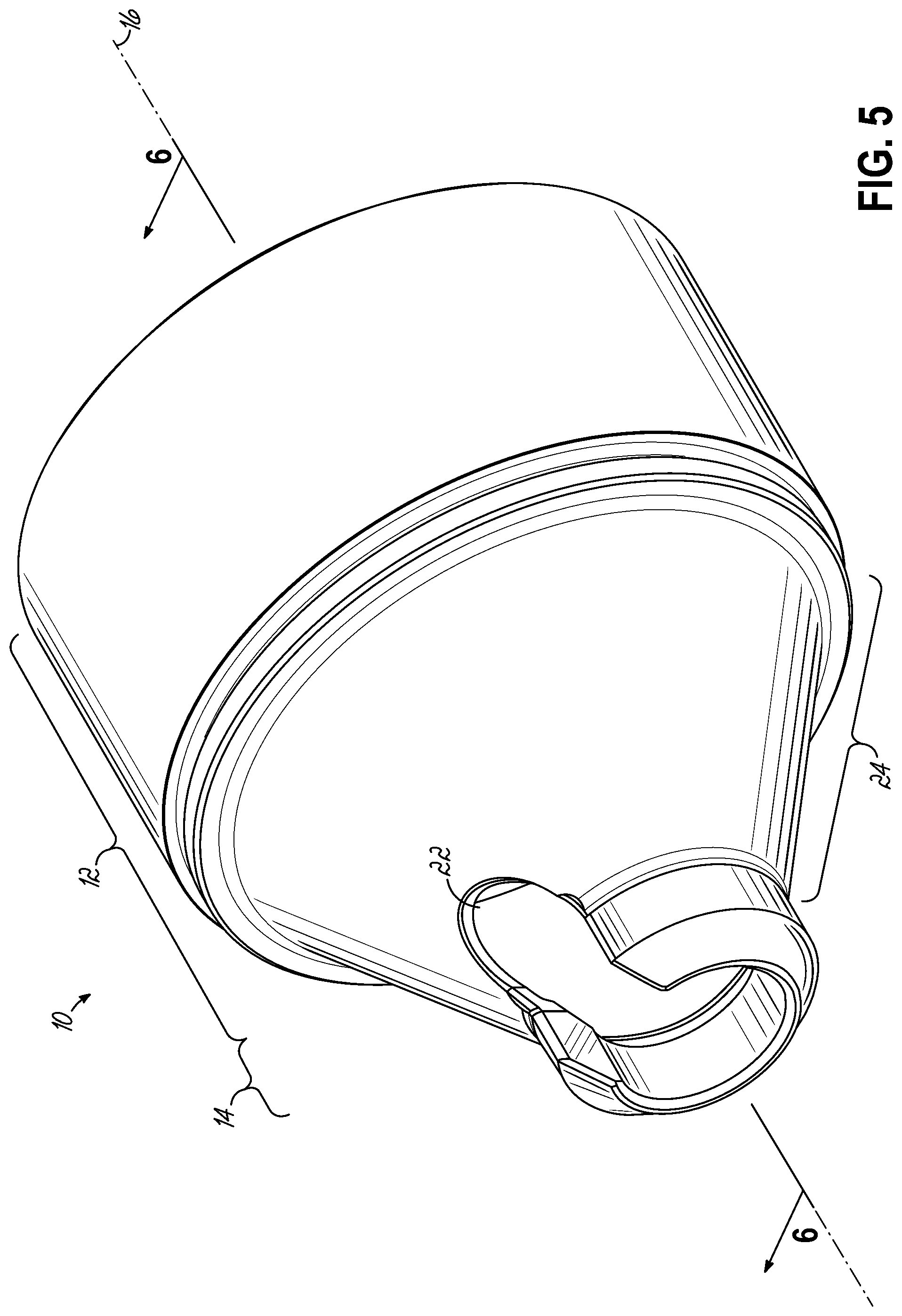 Patent US12345492 Figure 5 – Hybrid heterogeneous material baffle for firearm noise suppressor