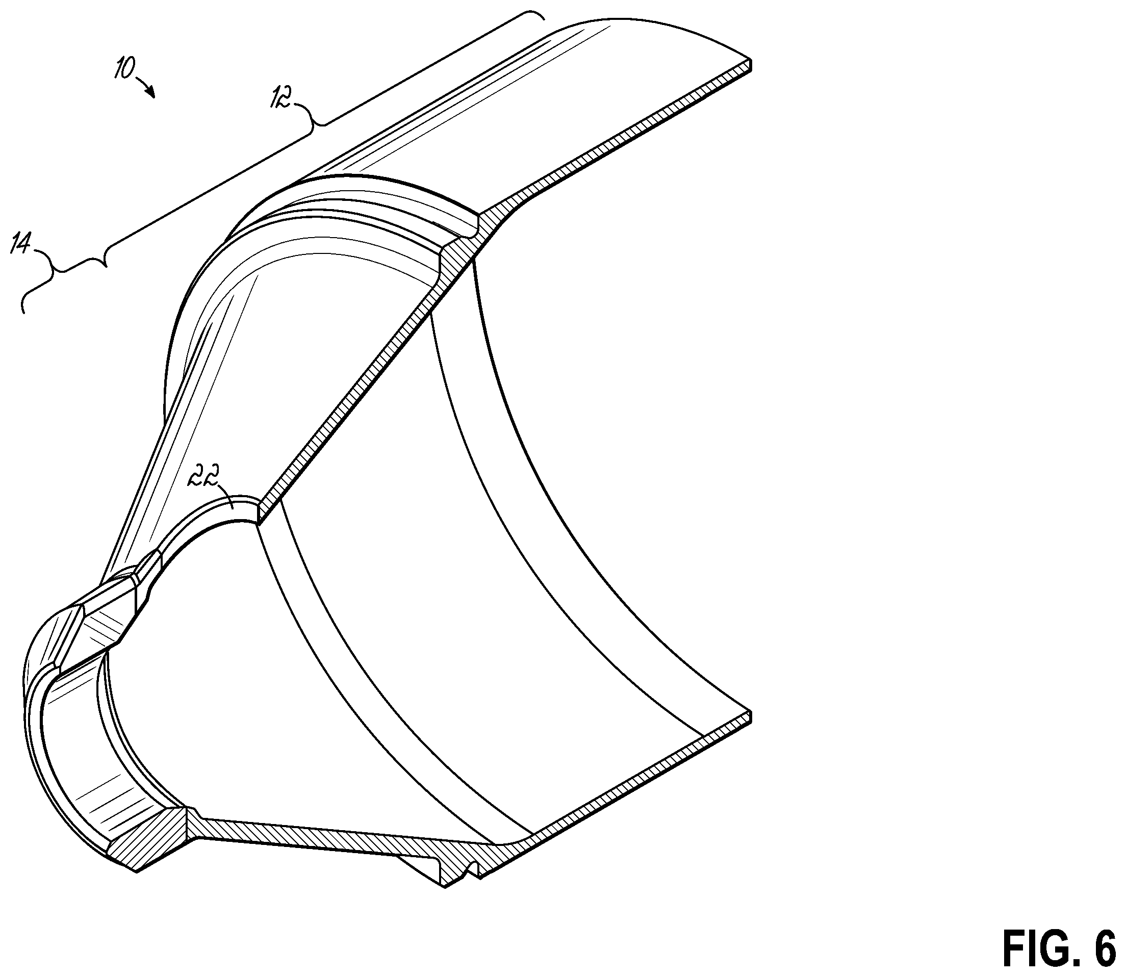 Patent US12345492 Figure 6 – Hybrid heterogeneous material baffle for firearm noise suppressor