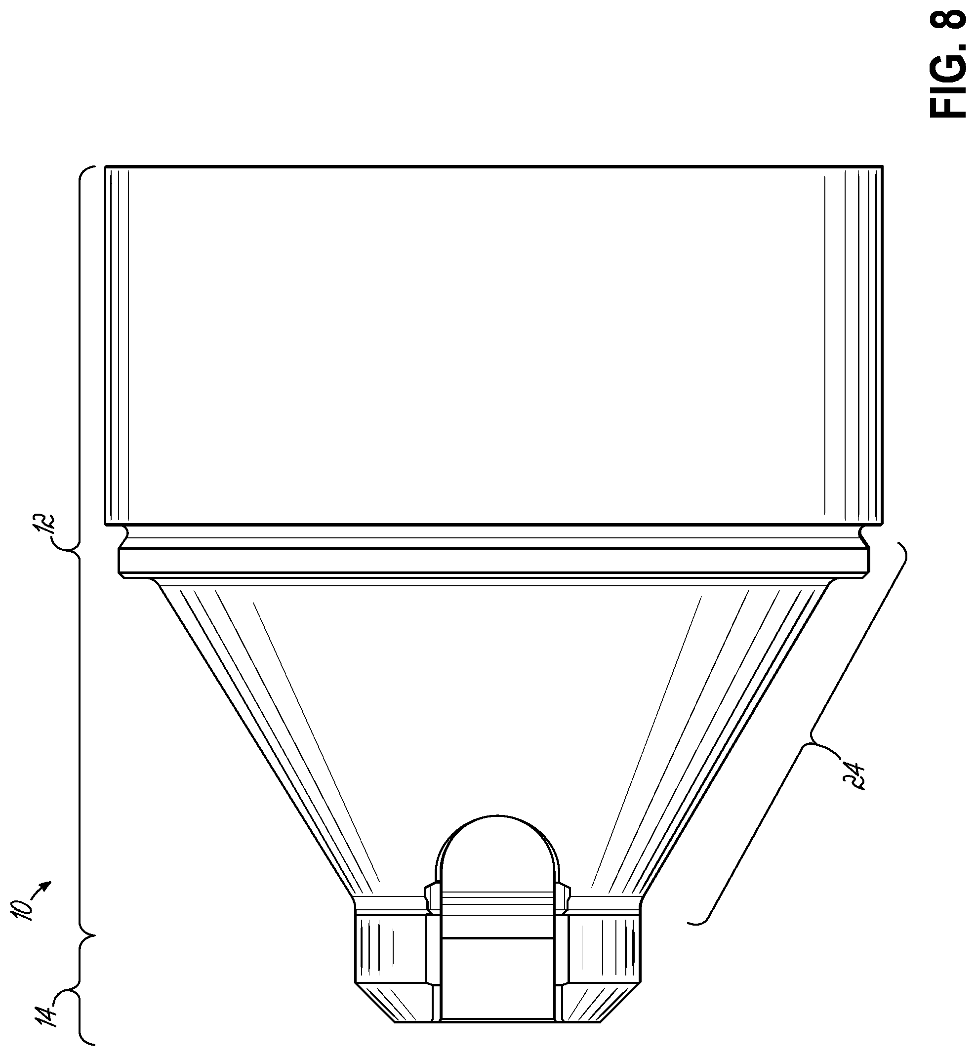 Patent US12345492 Figure 8 – Hybrid heterogeneous material baffle for firearm noise suppressor