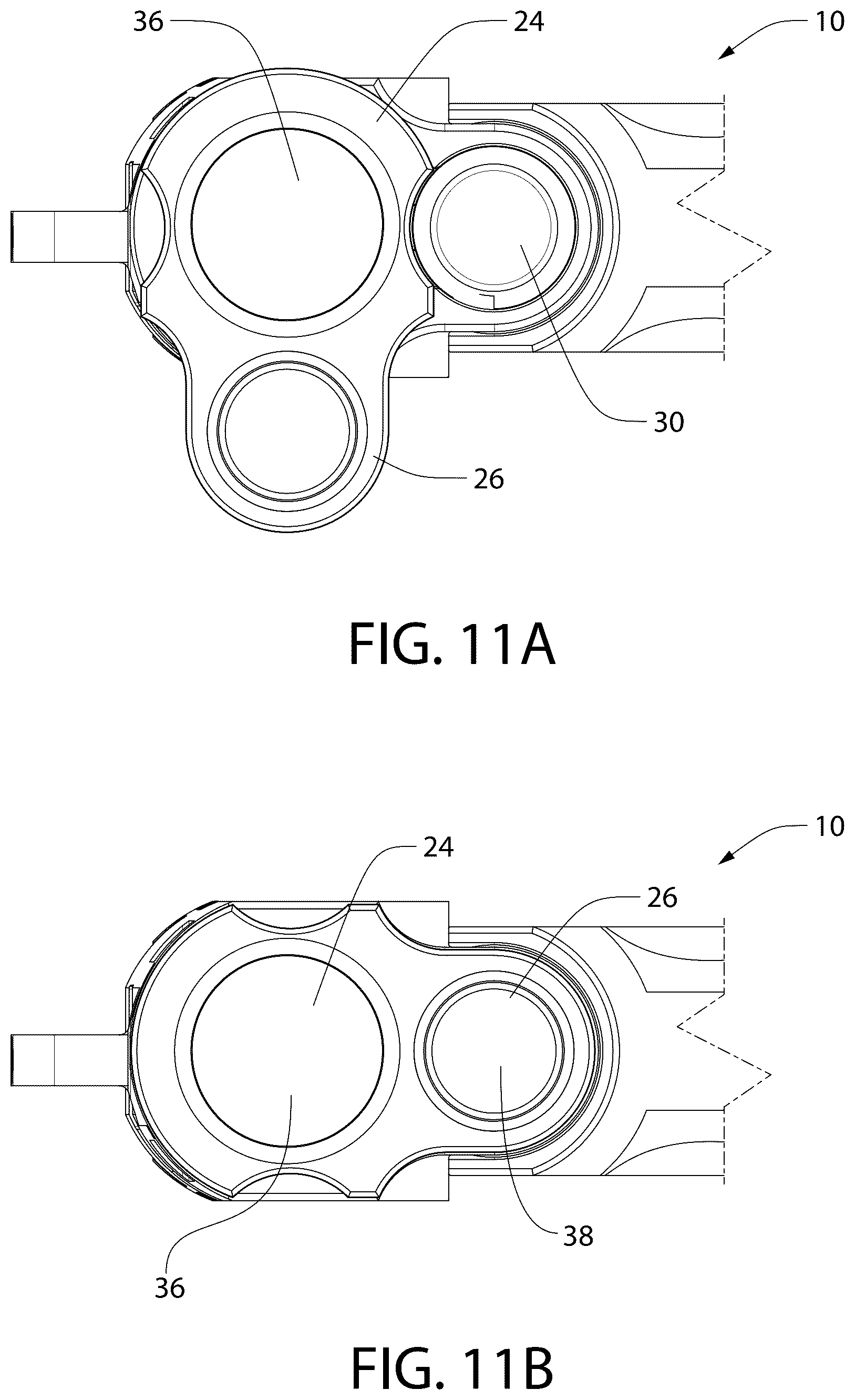 Patent US12345493 Figure 10 – Tool-less takedown bushing/compensator device for pistol