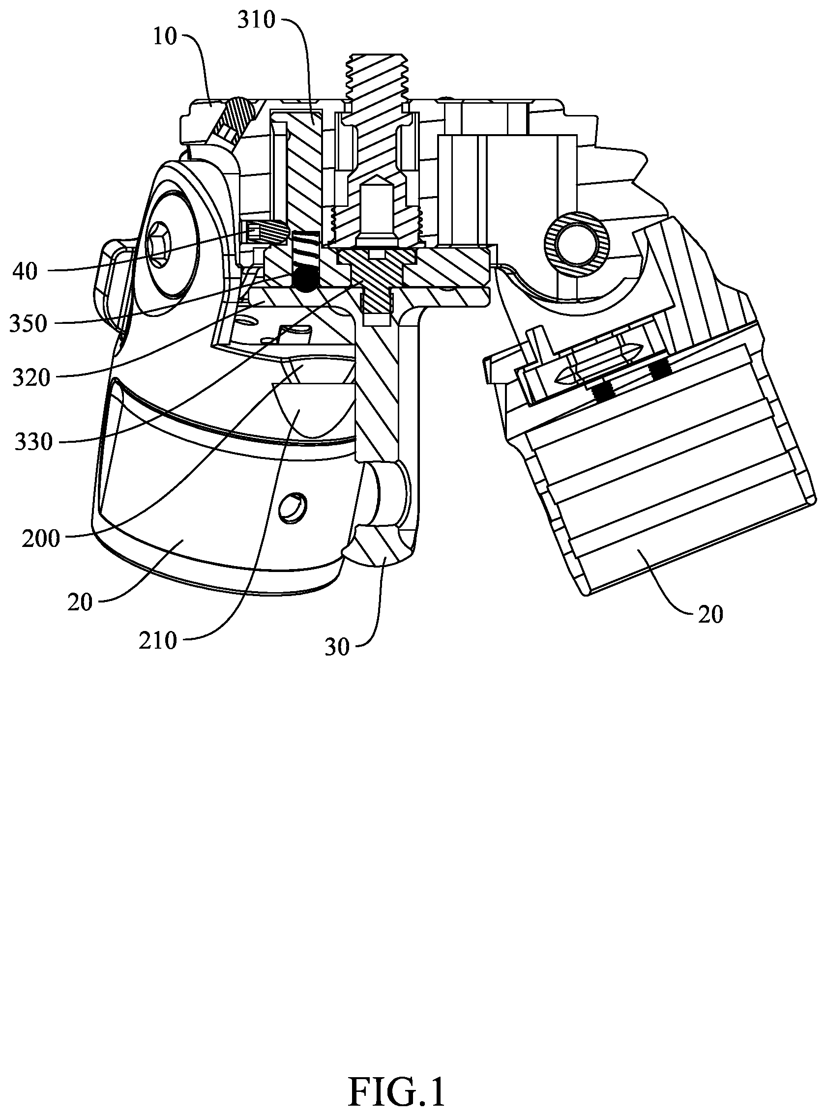 Patent US12345494 Figure 1 – Tripod for rifle hunting