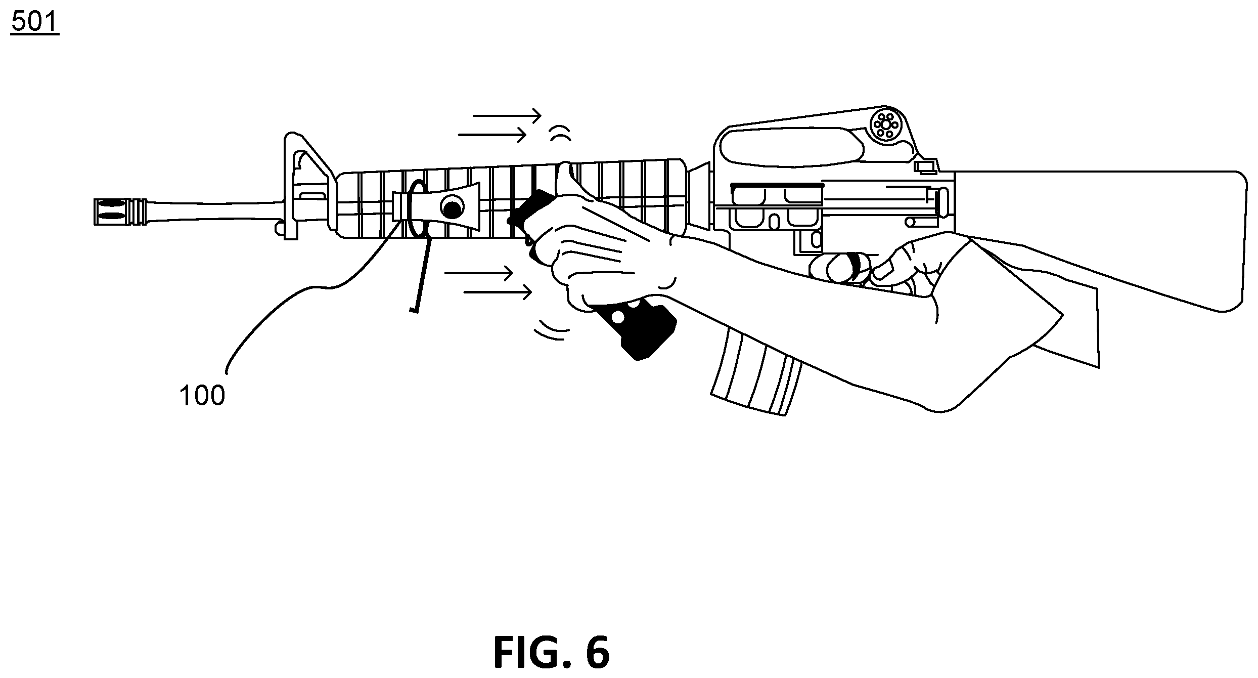 Patent US12345496 Figure 6 – Flash bang grenade hook and method of use