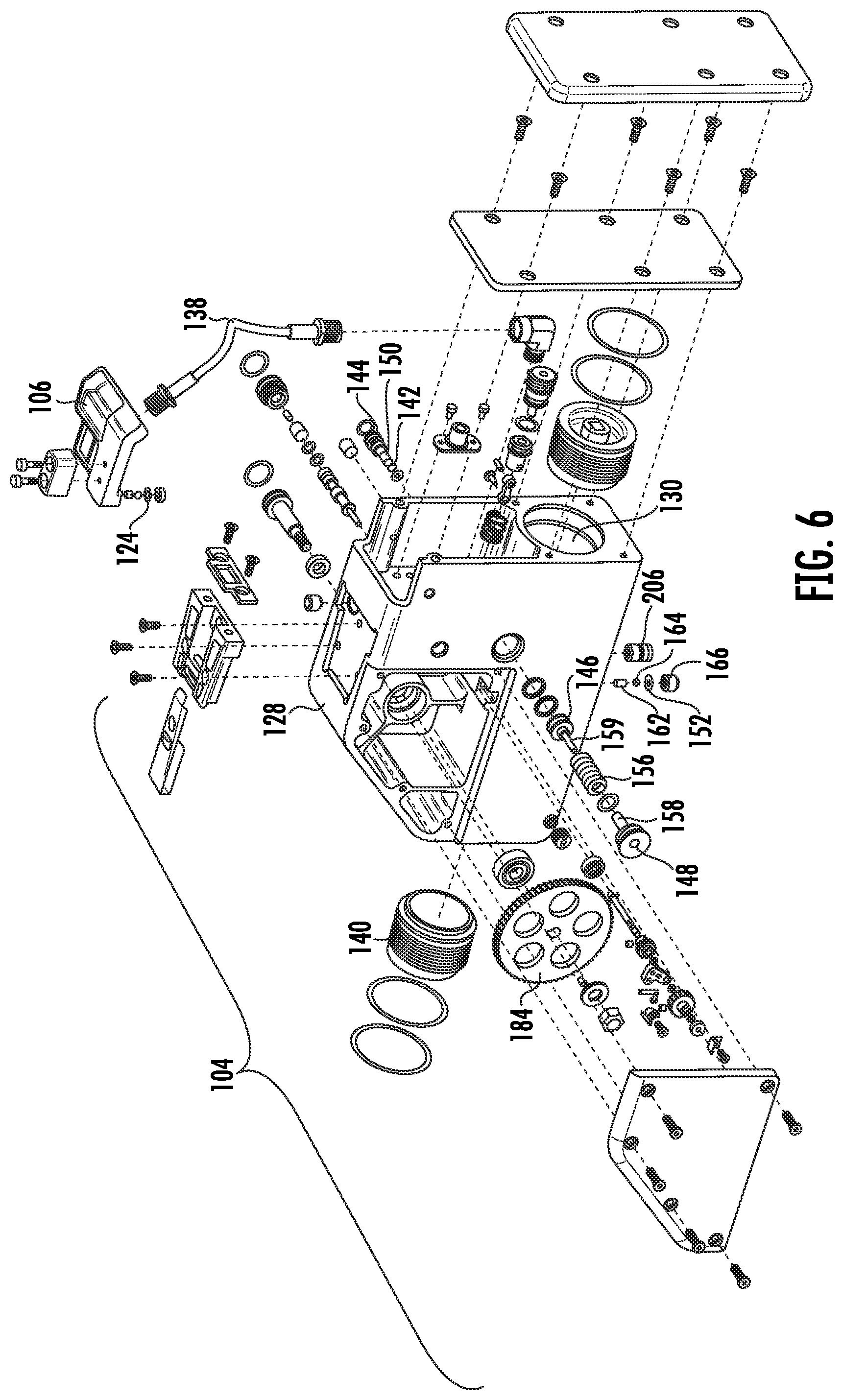 Patent US12345497 Figure 6 – High-pressure air drum magazine for belt fed weapon