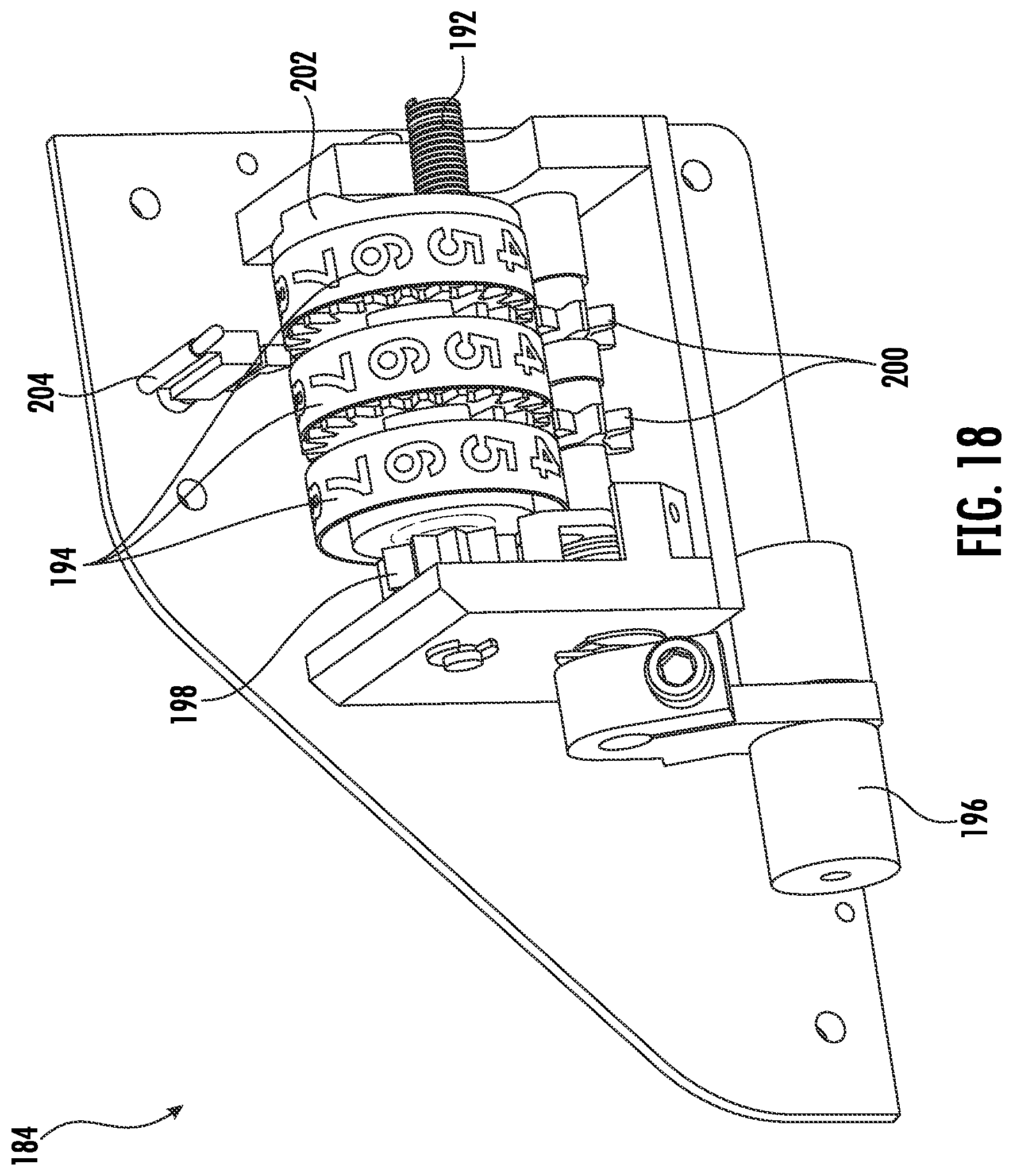 Patent US12345497 Figure 18 – High-pressure air drum magazine for belt fed weapon