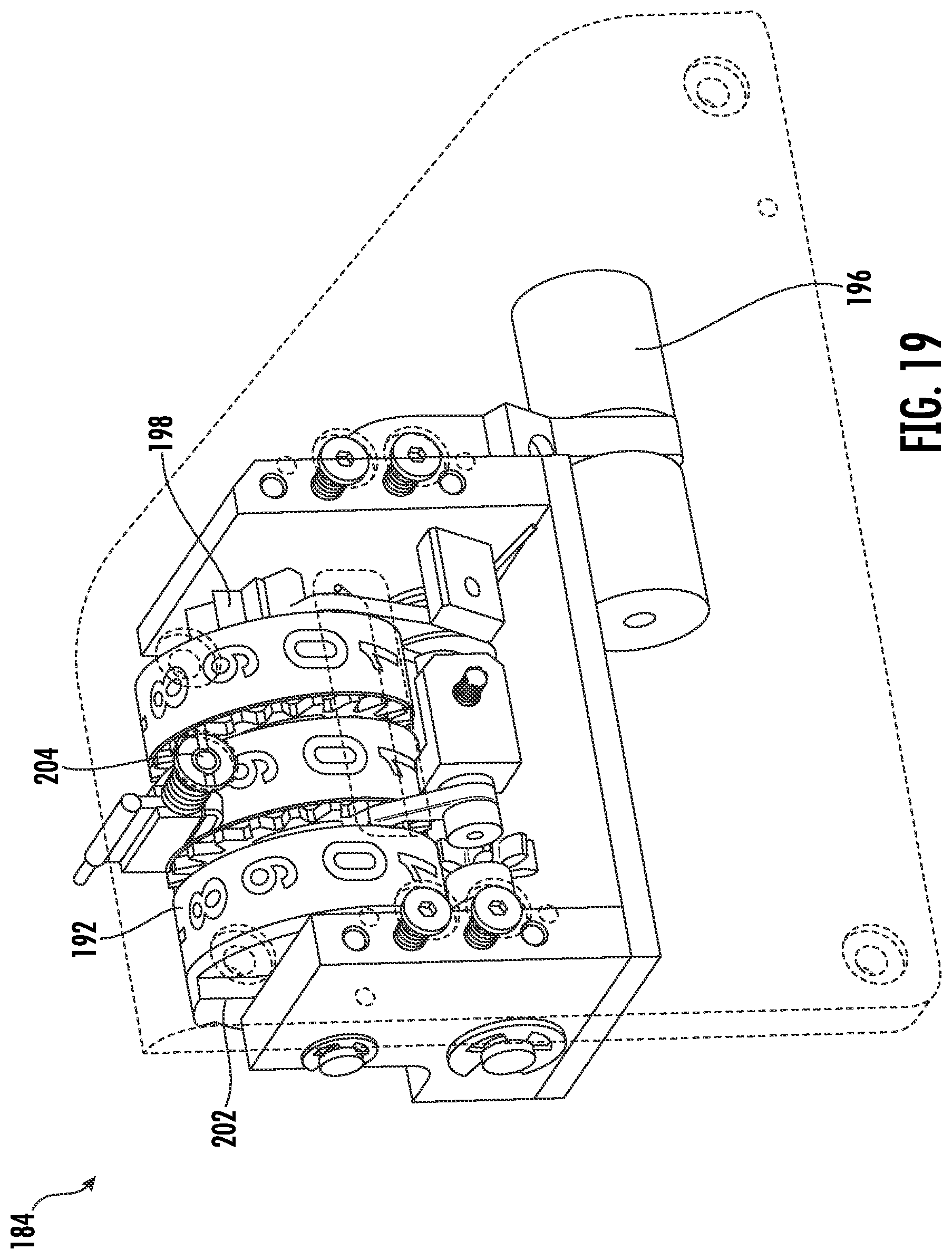 Patent US12345497 Figure 19 – High-pressure air drum magazine for belt fed weapon