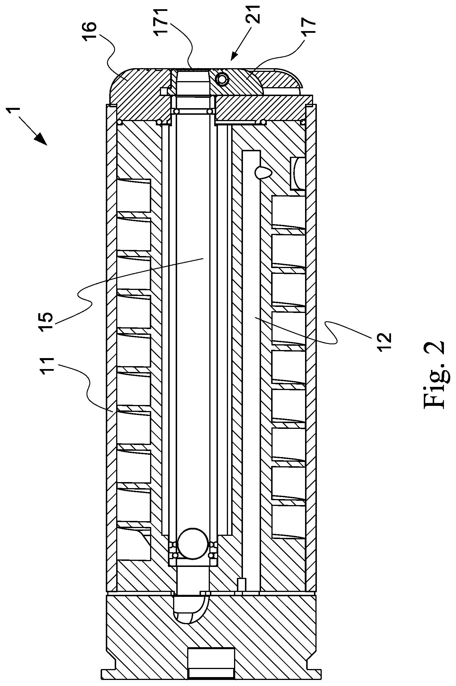 Patent US12345498 Figure 3 – Grenade device of a toy gun with an adjustable firing muzzle and an adjusting method thereof