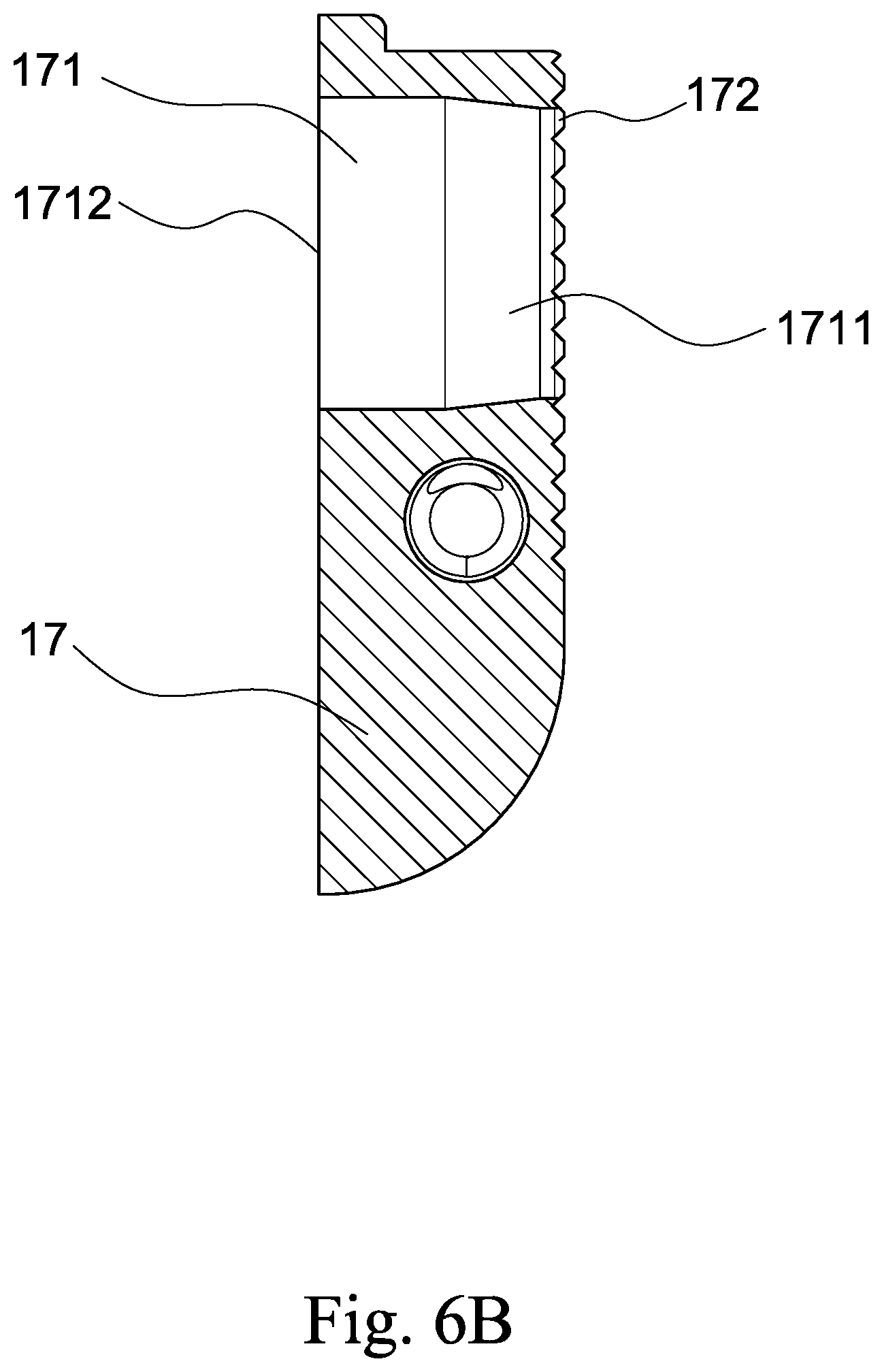 Patent US12345498 Figure 8 – Grenade device of a toy gun with an adjustable firing muzzle and an adjusting method thereof