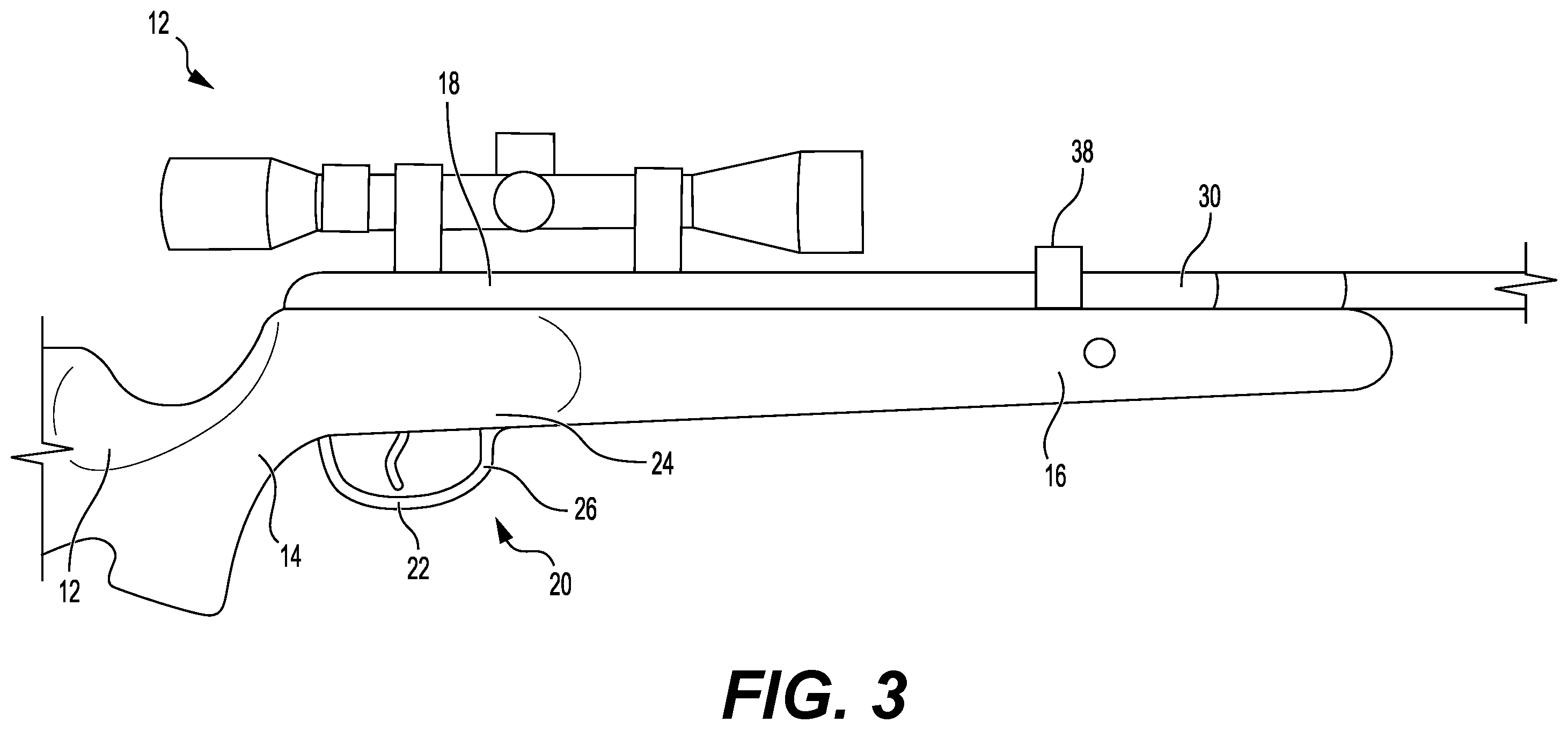 Patent US12345499 Figure 2 – Multi-shot airgun