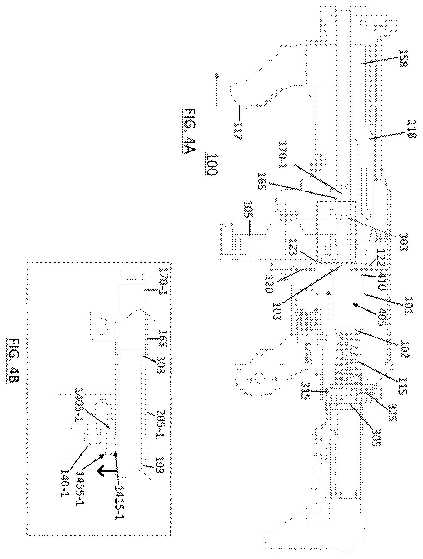 Patent US12345500 Figure 4 – High performance launcher of short projectiles with piston nozzle spring