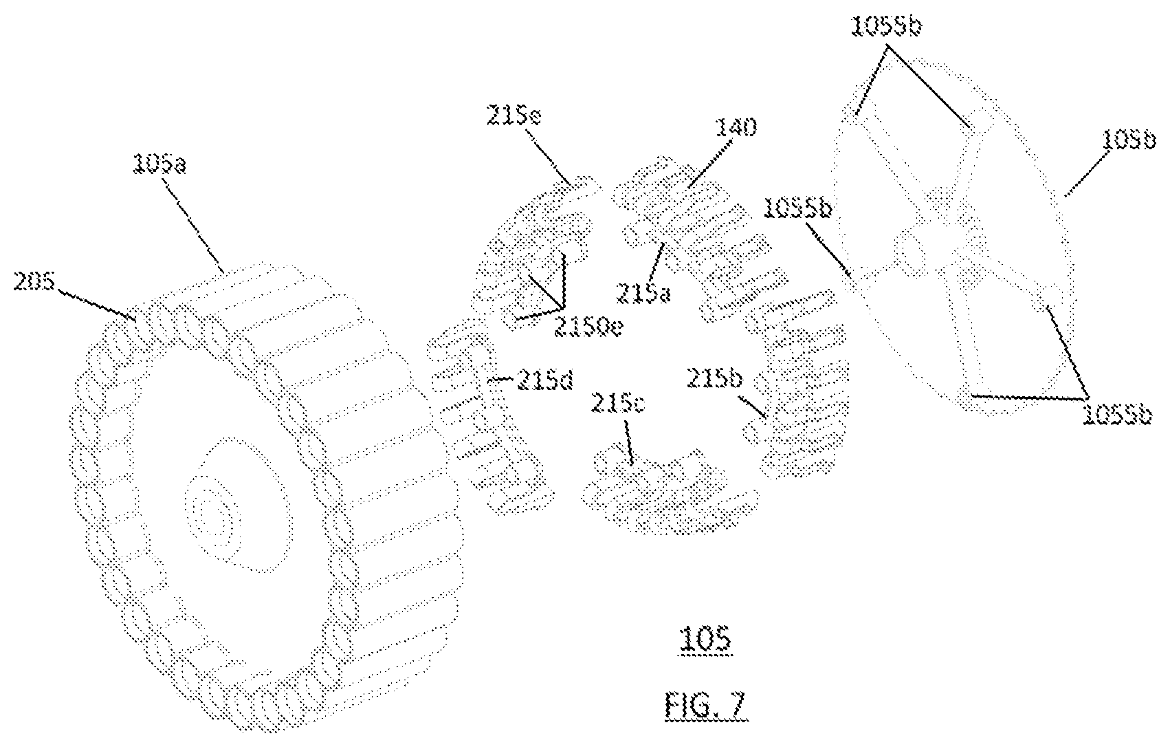 Patent US12345500 Figure 7 – High performance launcher of short projectiles with piston nozzle spring
