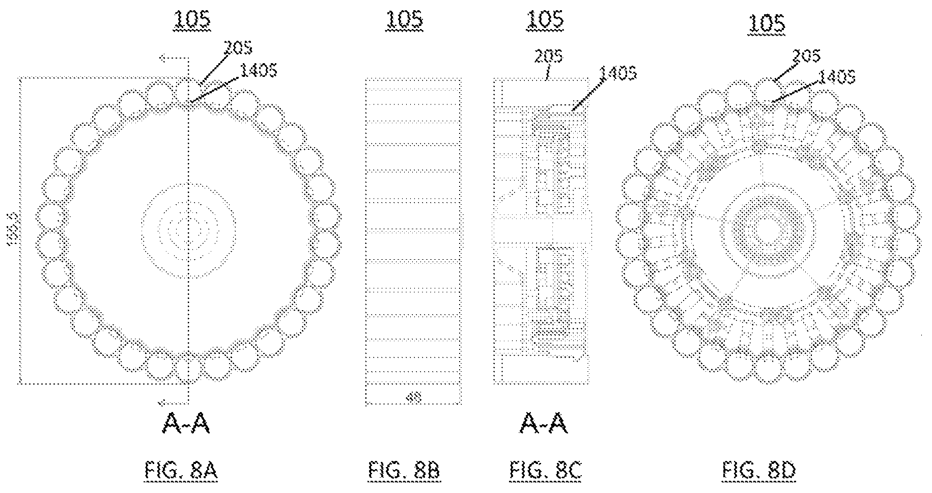 Patent US12345500 Figure 8 – High performance launcher of short projectiles with piston nozzle spring