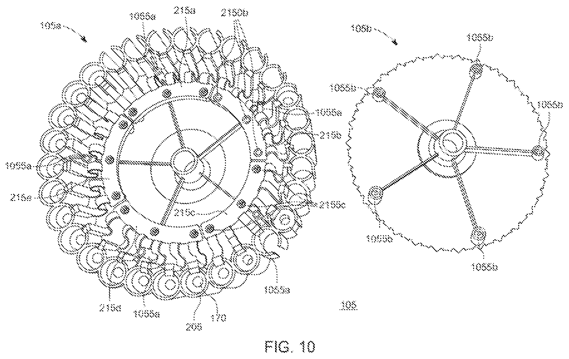 Patent US12345500 Figure 10 – High performance launcher of short projectiles with piston nozzle spring