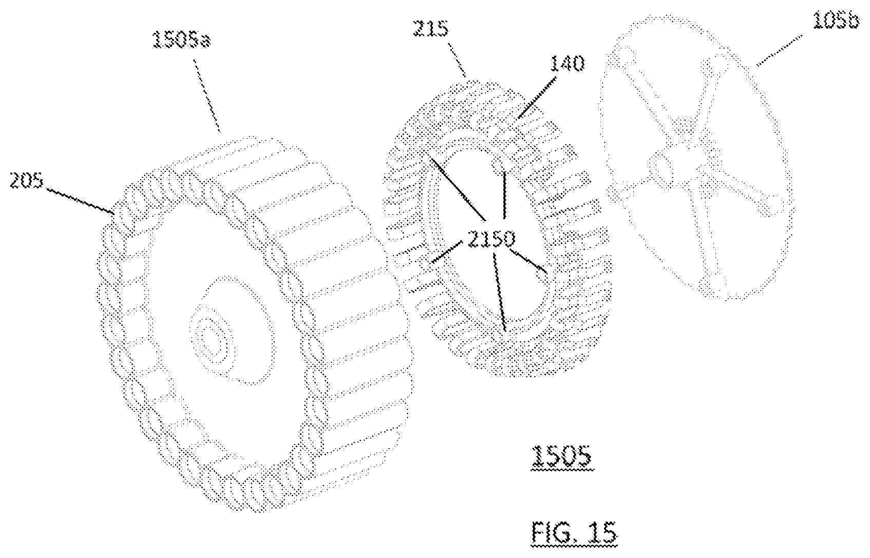 Patent US12345500 Figure 15 – High performance launcher of short projectiles with piston nozzle spring