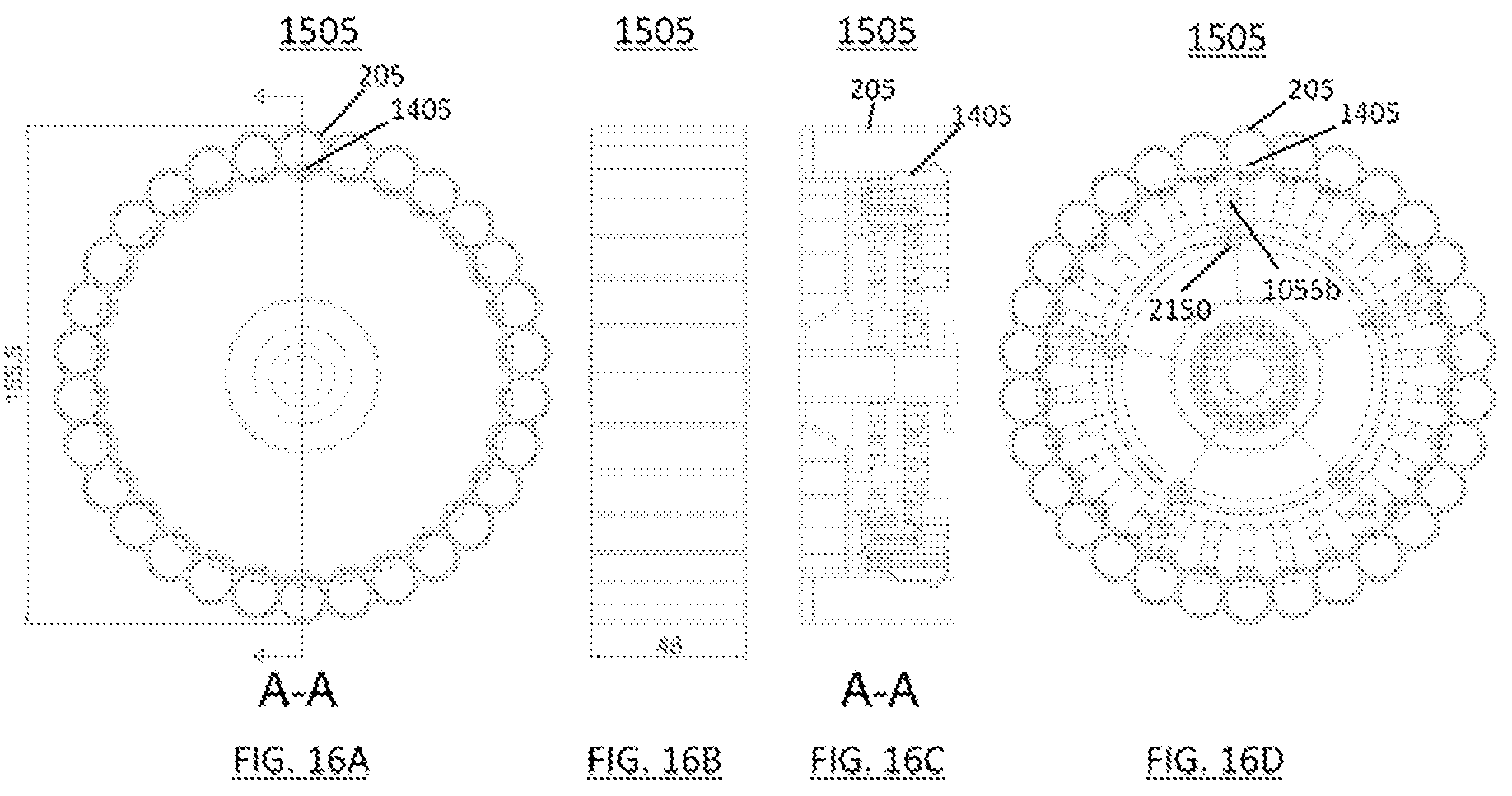 Patent US12345500 Figure 16 – High performance launcher of short projectiles with piston nozzle spring