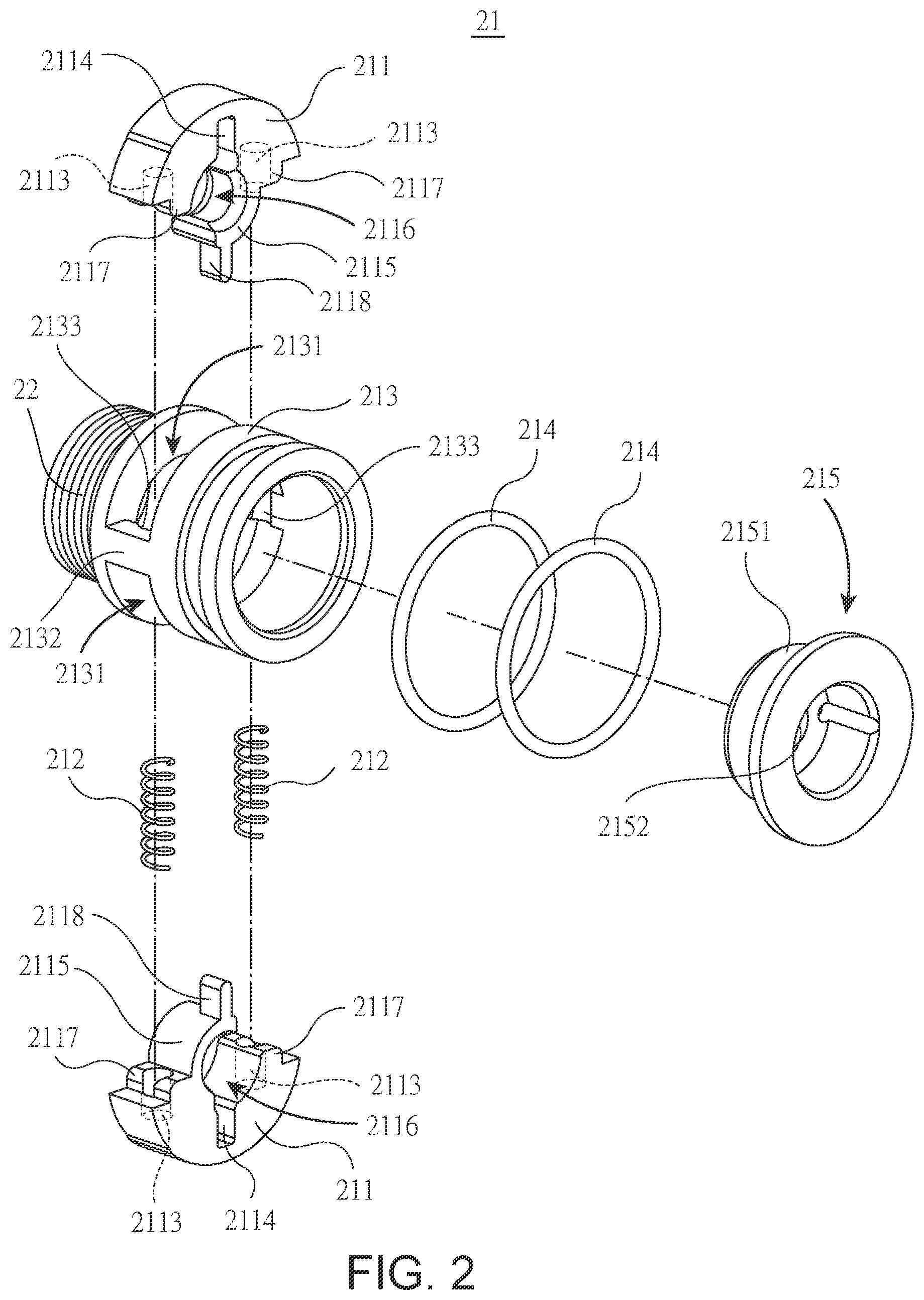Patent US12345501 Figure 2 – Expandable baton