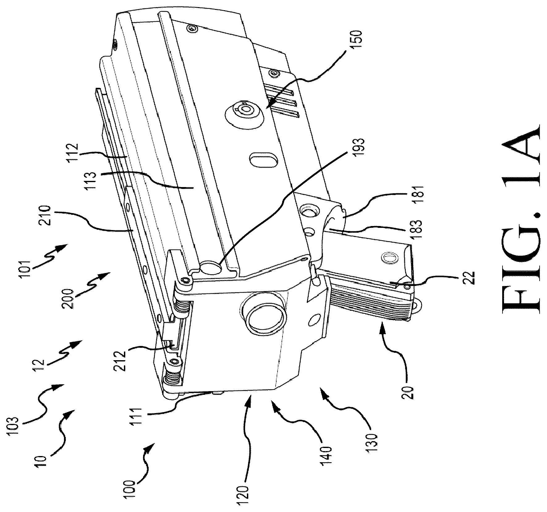 Patent US12345502 Figure 1 – Portable firearm safety system