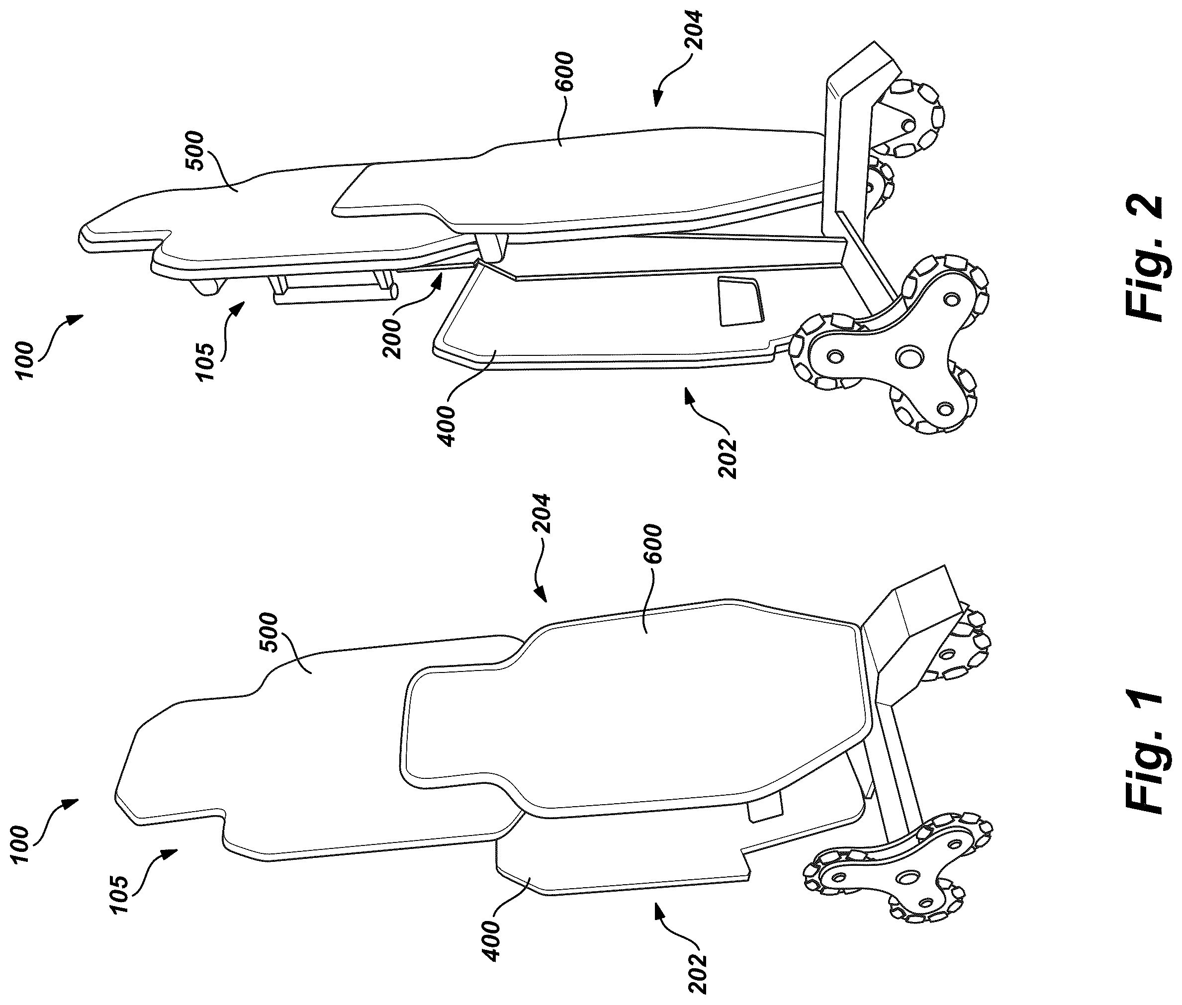 Patent US12345507 — System, apparatus, and method for a movable ballistic barrier — Figure 1