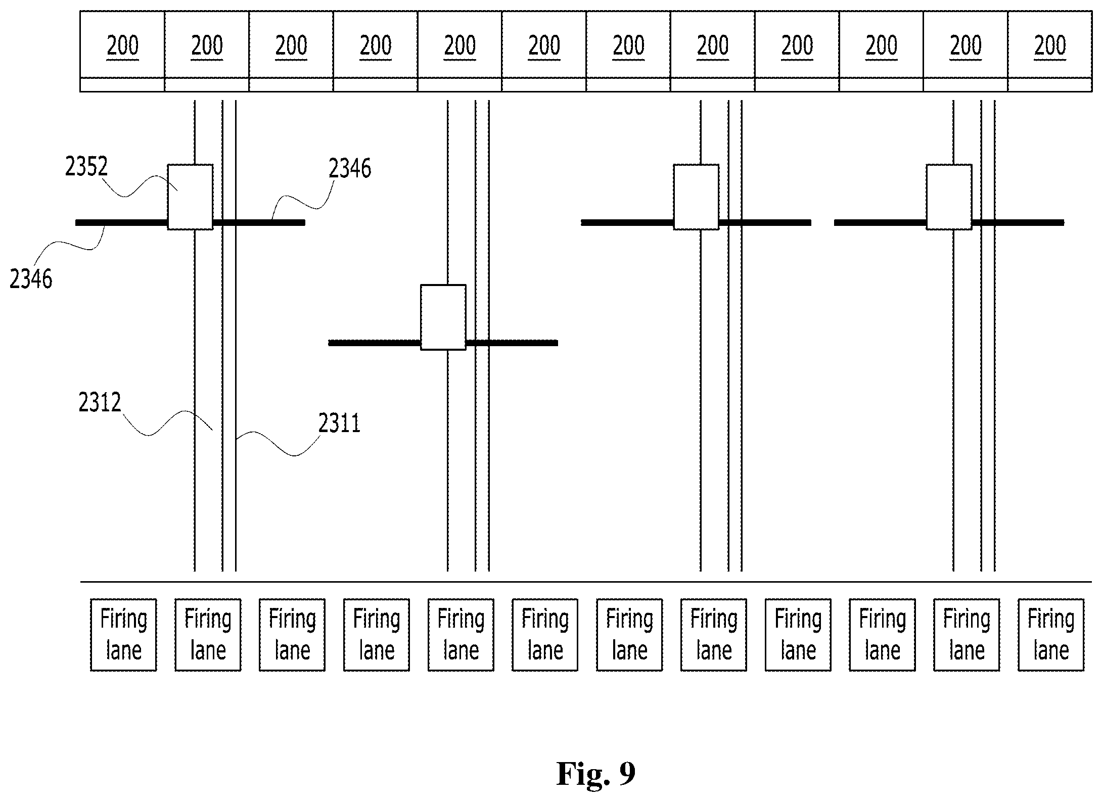 Patent US12345510 Figure 8 – Eco-friendly smart indoor live ammunition shooting range system