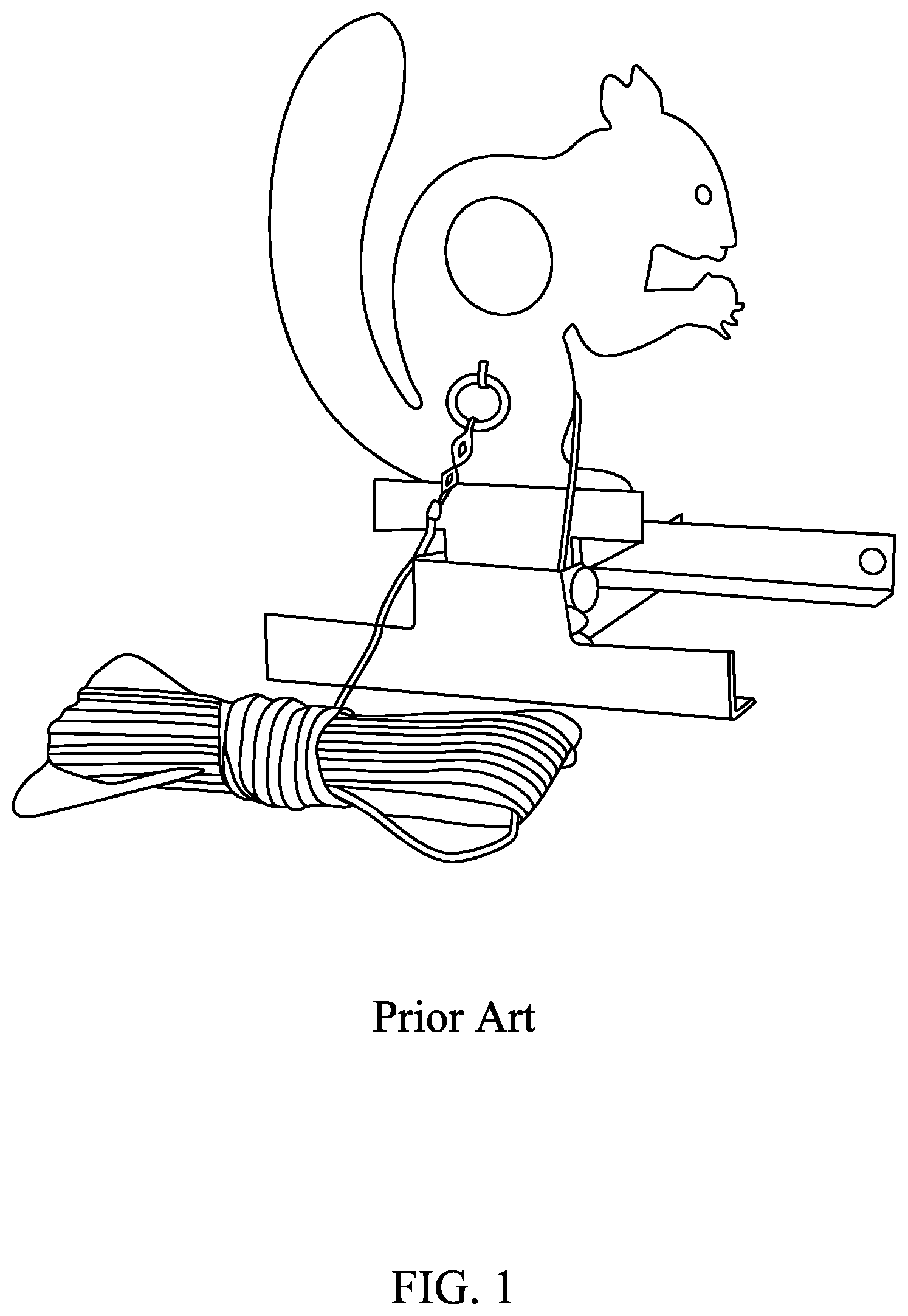 Patent US12345512 Figure 1 – Knockdown-field-target resetting system