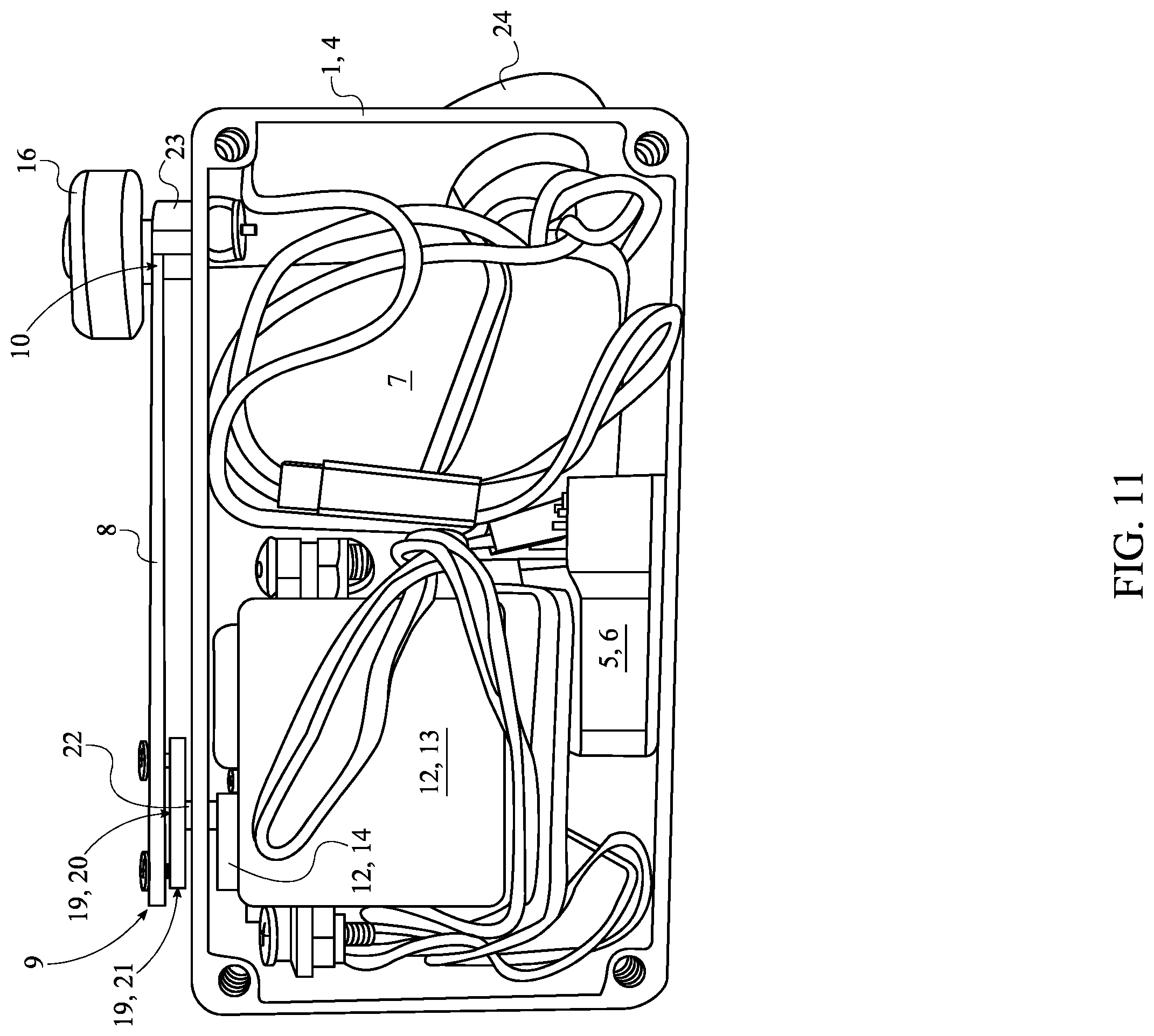 Patent US12345512 Figure 11 – Knockdown-field-target resetting system