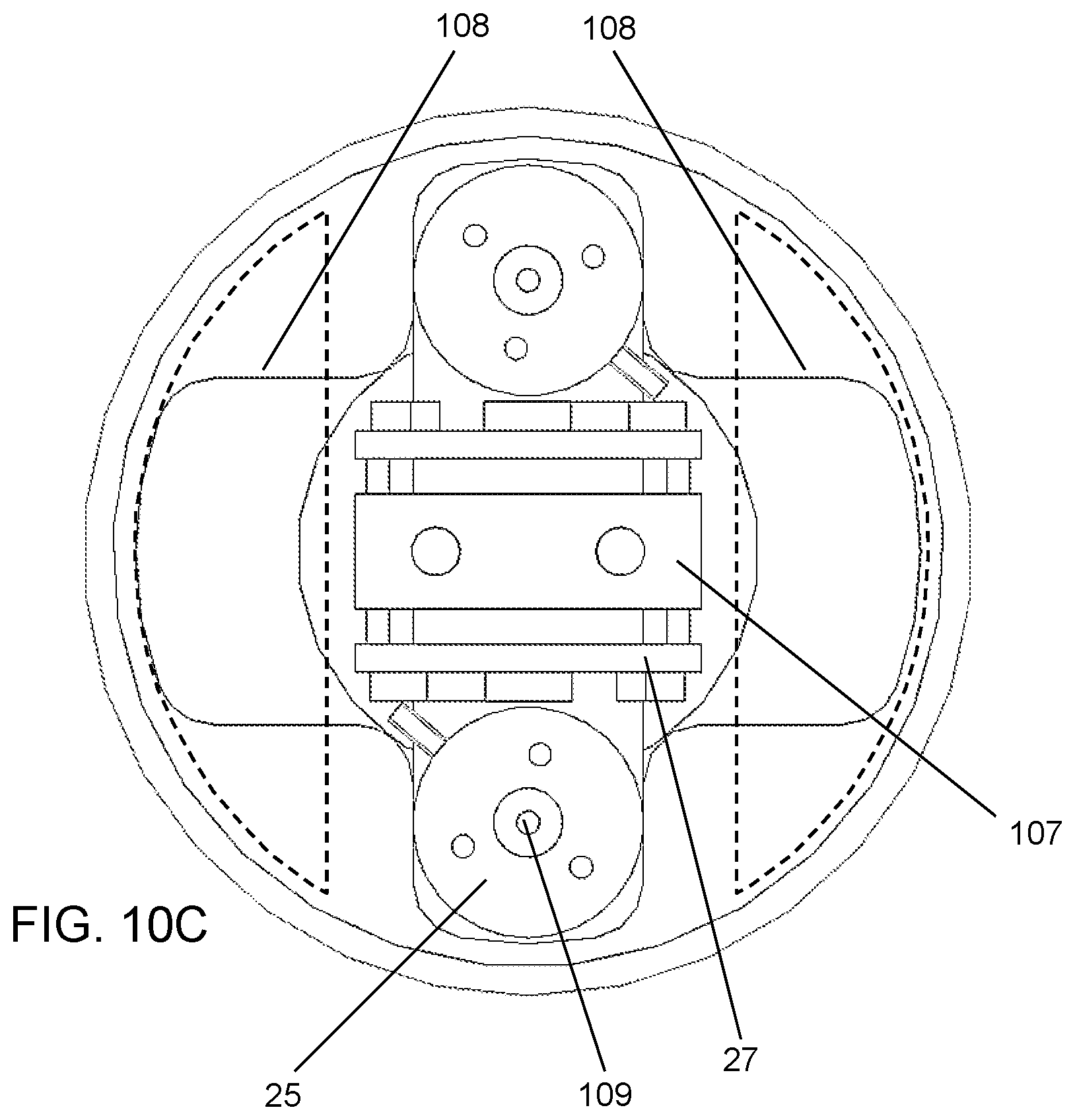 Patent US12345513 Figure 11 – Projectile control actuation system and method of steering a projectile