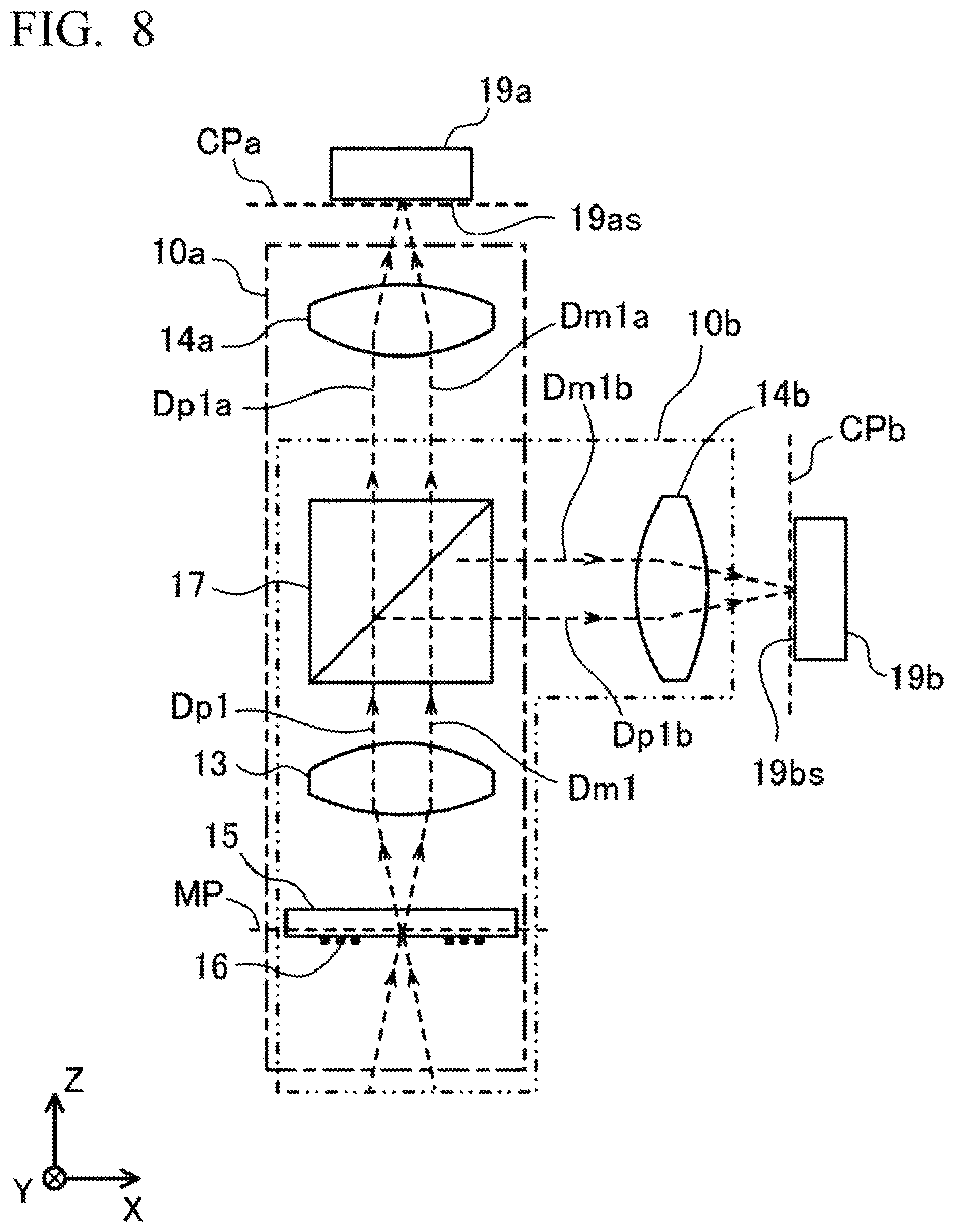 Patent US12345517 Figure 8 – Measuring device, exposure device, and measurement method