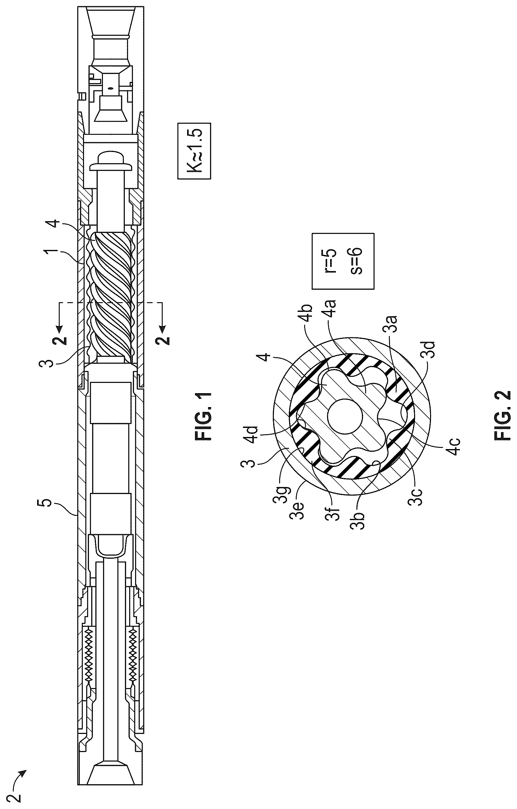 Patent US12345520 Figure 1 – Laser and synthetic profilometry of a positive displacement motor (PDM) and ML methods, systems, and computer medium storing instructions for predicting PDM attributes