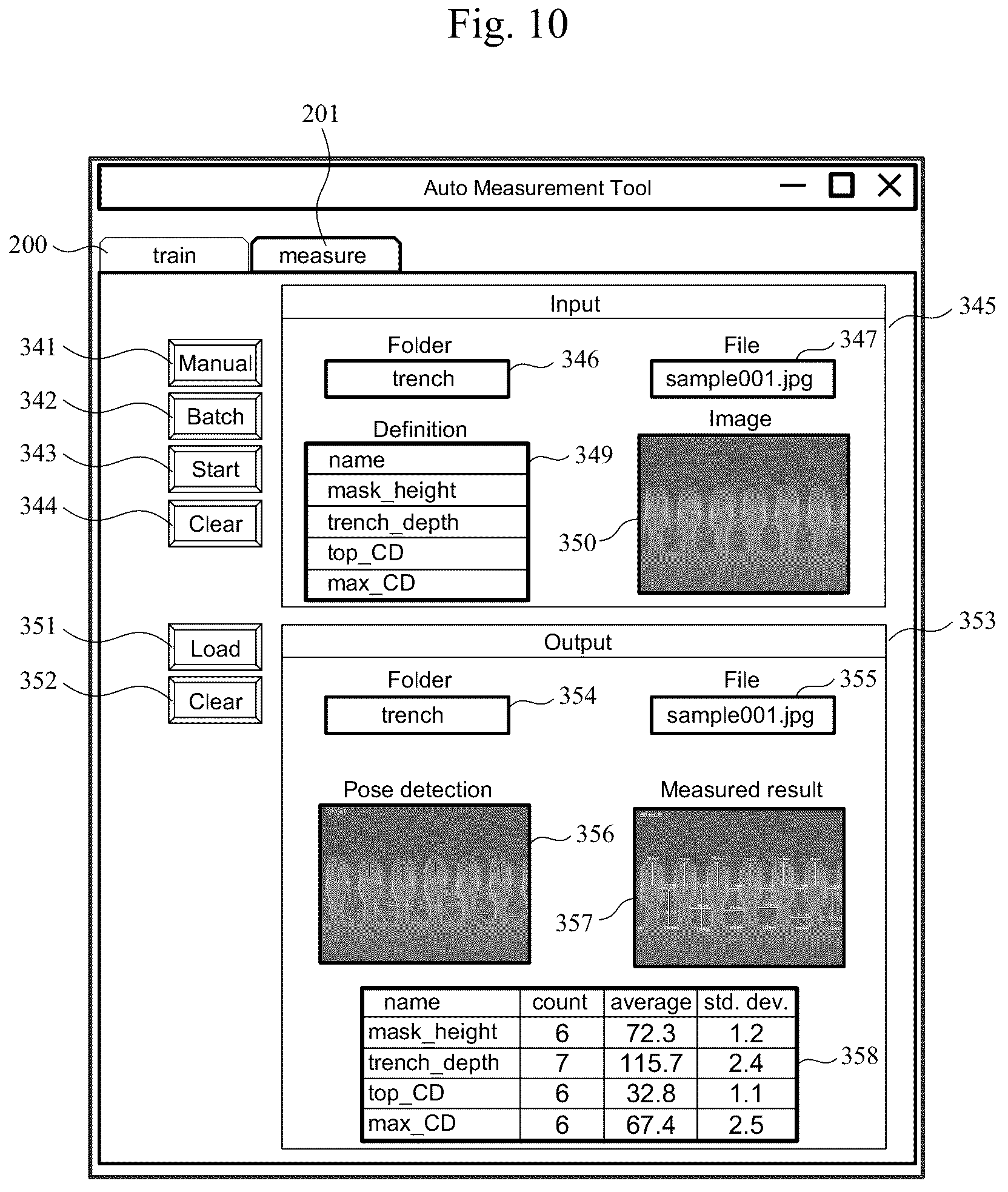 Patent US12345522 Figure 10 – Computer system, dimension measurement method, and storage medium