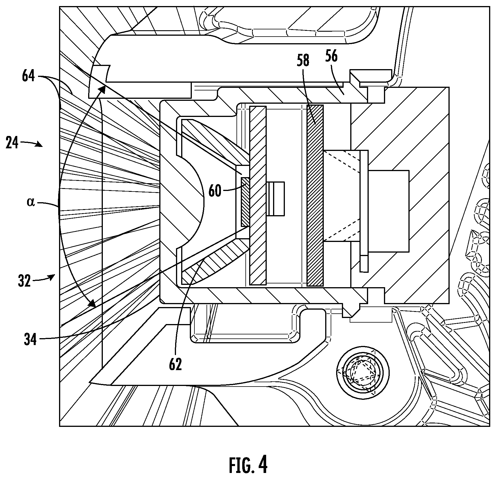 Patent US12345525 Figure 4 – Tape measure with light