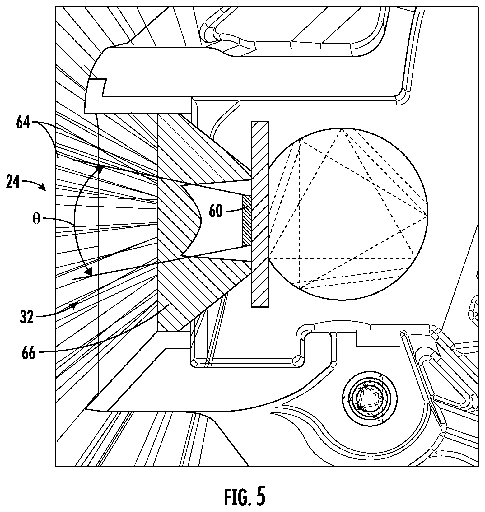 Patent US12345525 Figure 5 – Tape measure with light