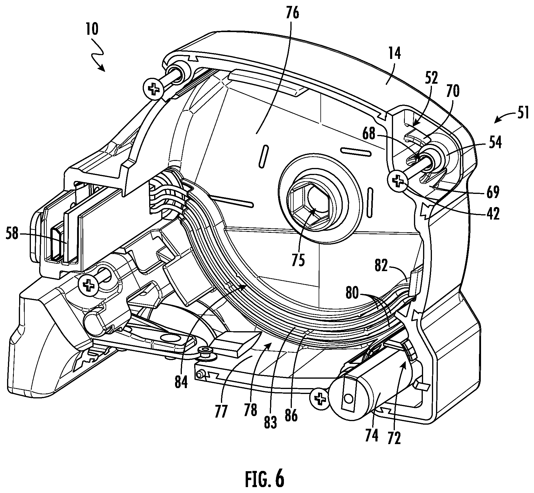 Patent US12345525 Figure 6 – Tape measure with light