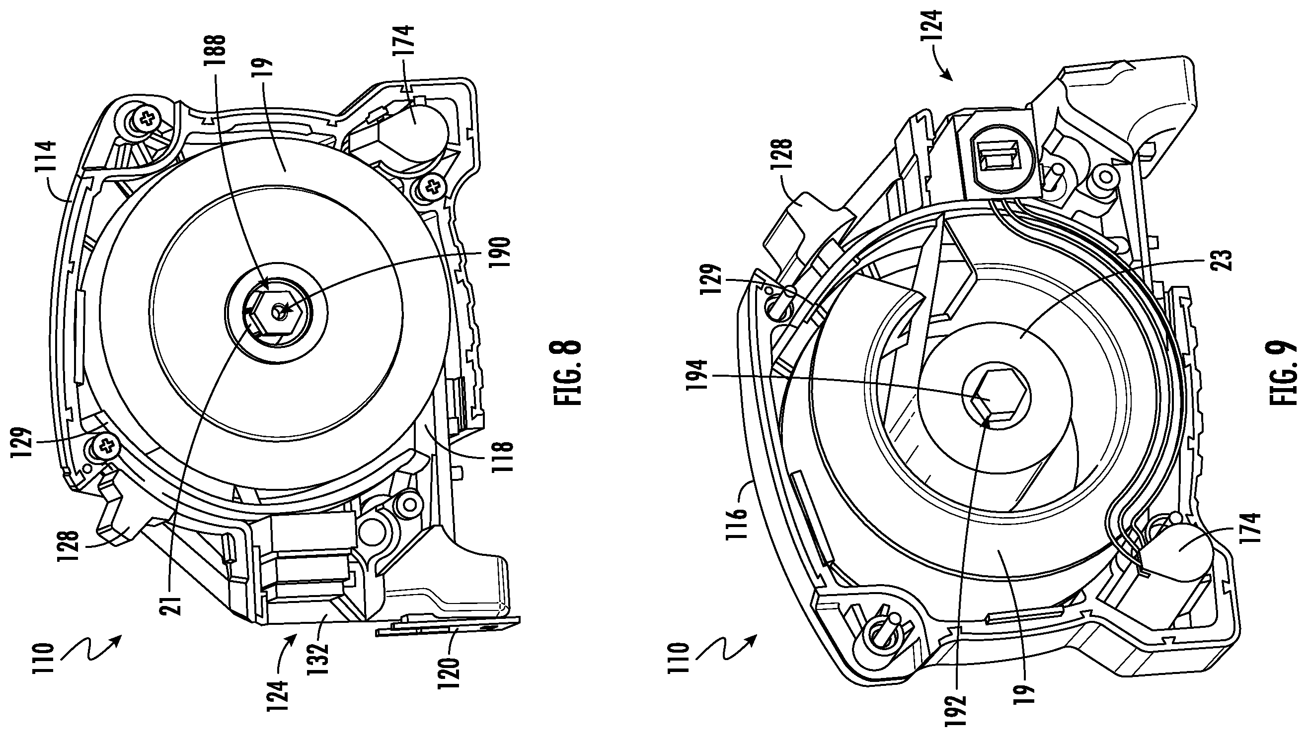 Patent US12345525 Figure 8 – Tape measure with light