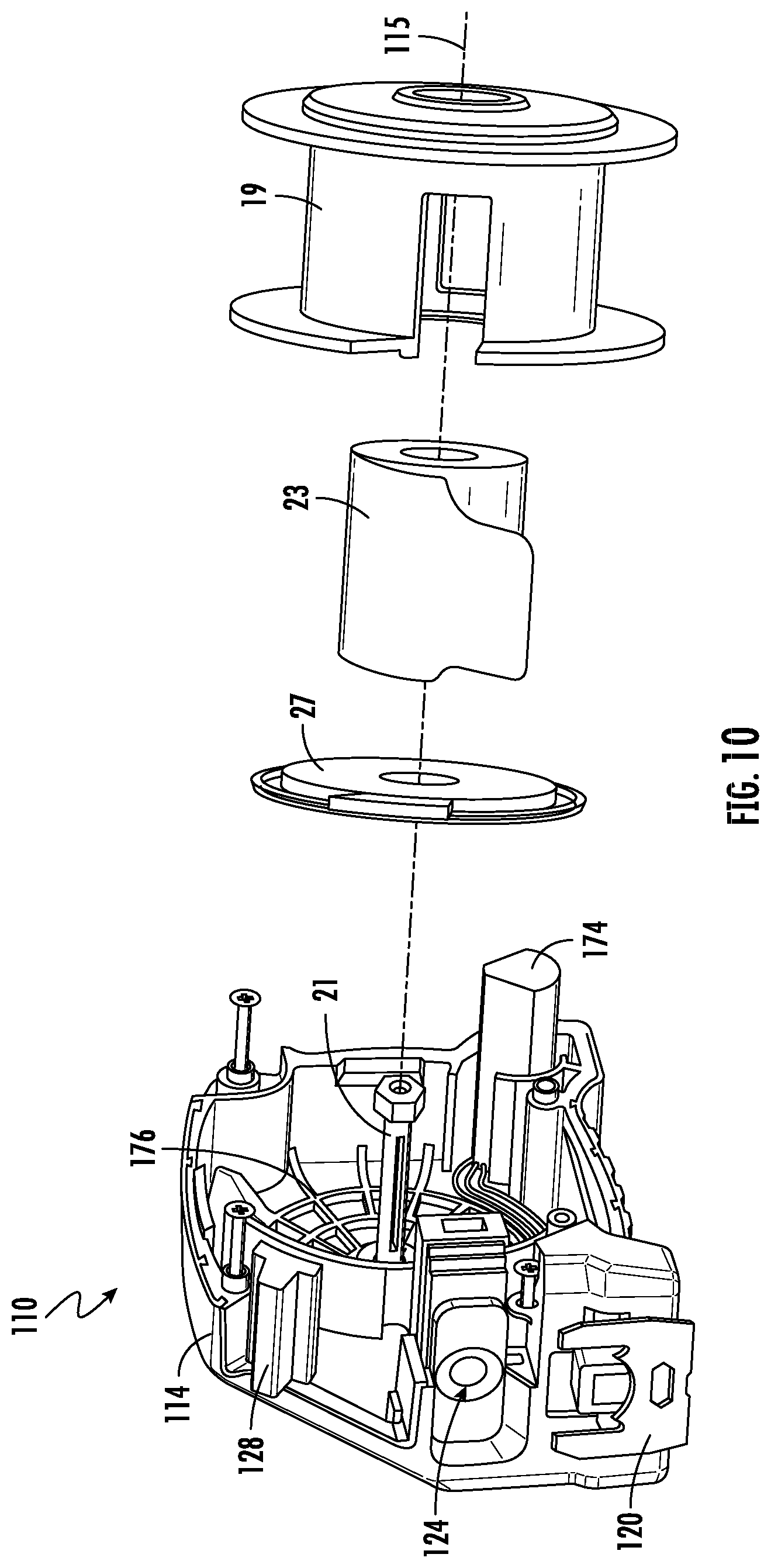 Patent US12345525 Figure 9 – Tape measure with light