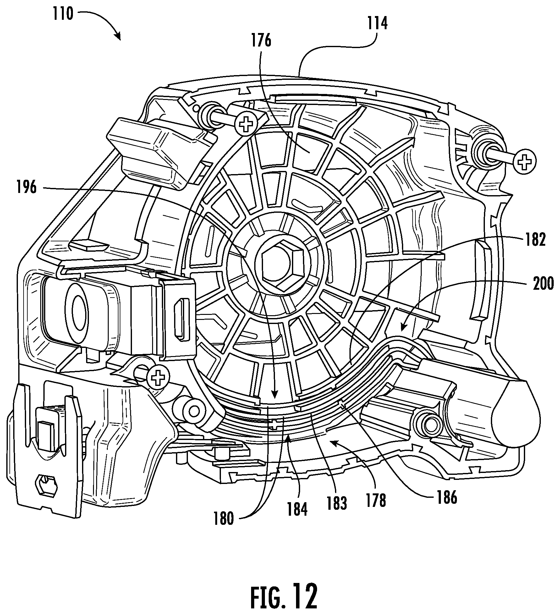 Patent US12345525 Figure 11 – Tape measure with light